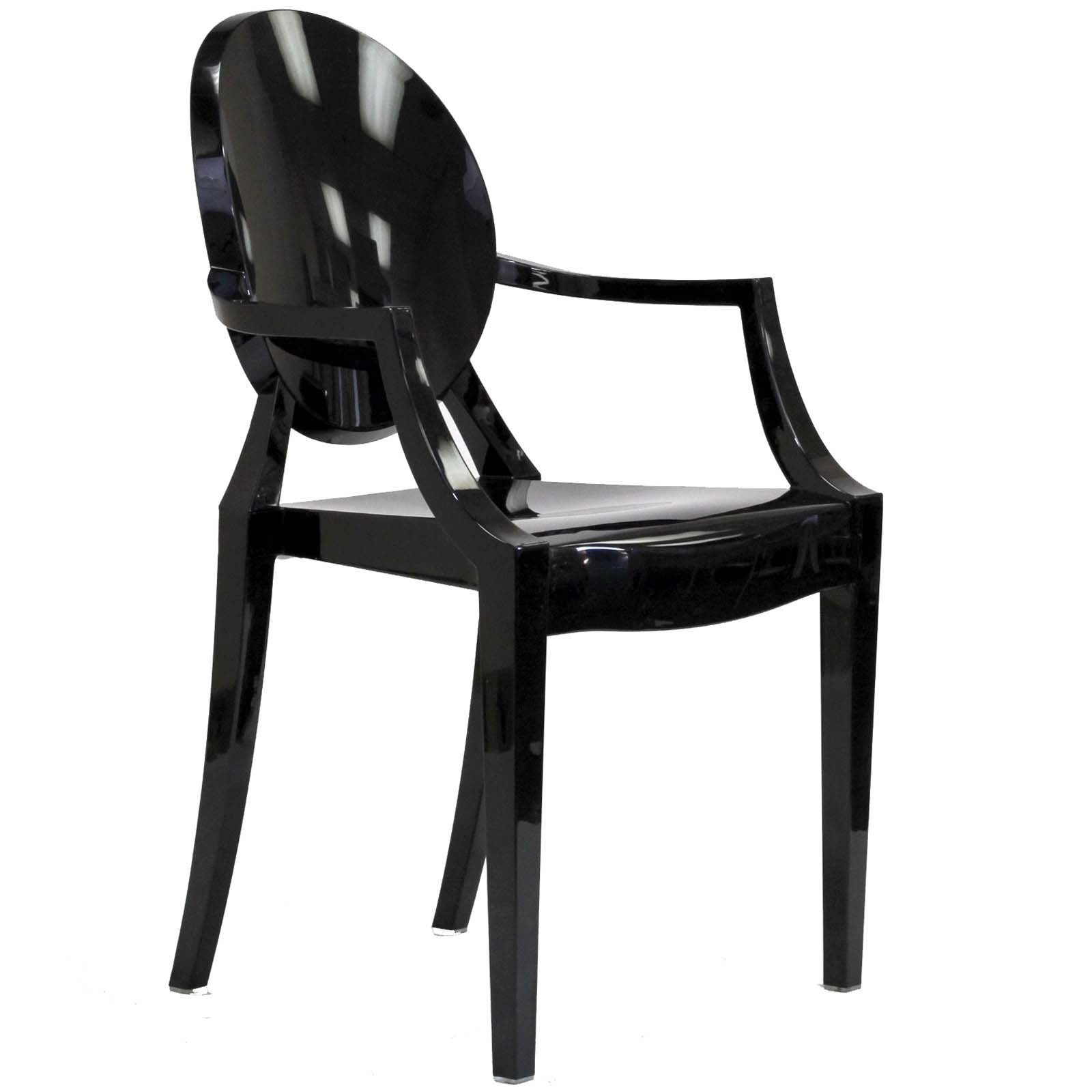 Modway Dining Chairs - Casper Dining Armchairs Set of 2 Black