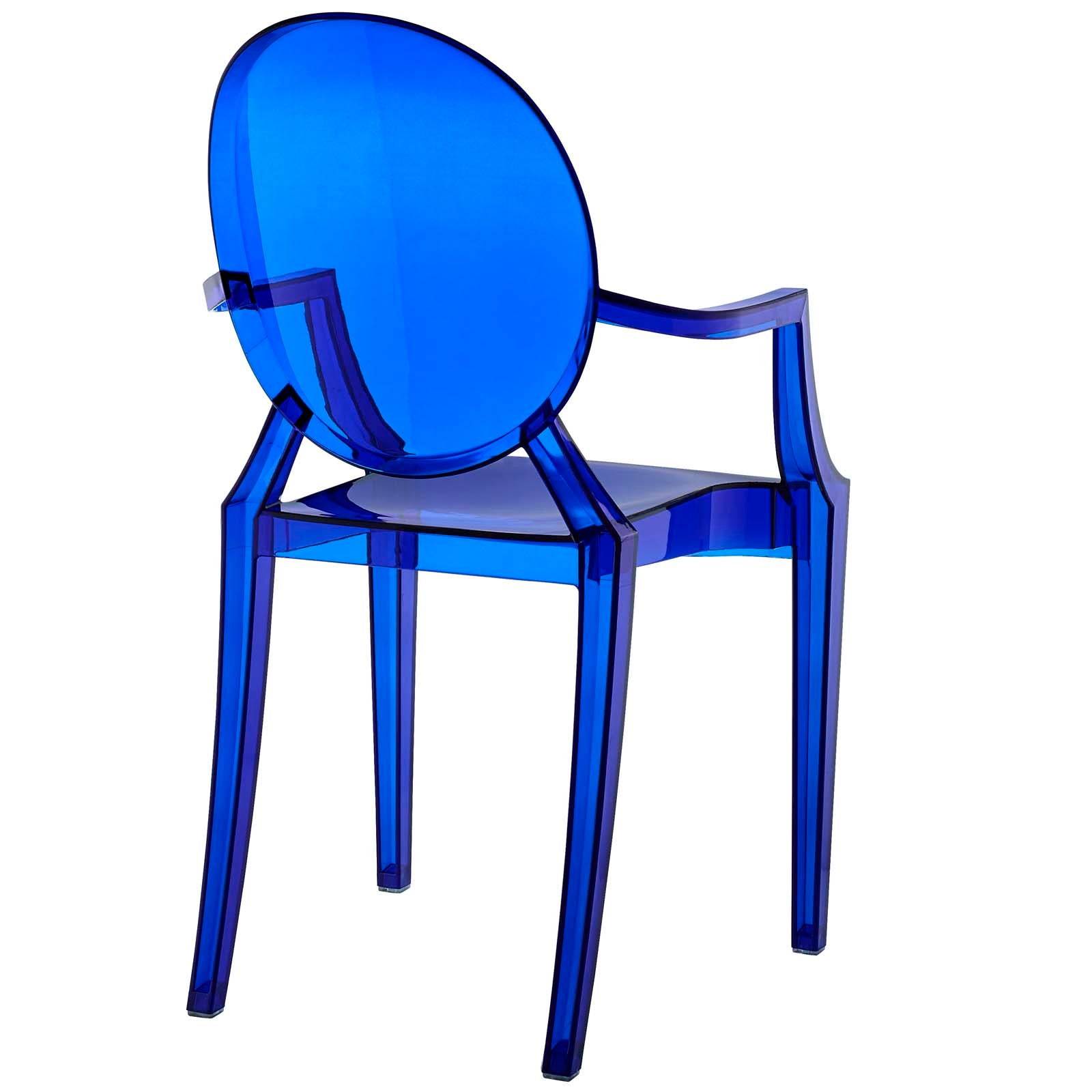 Modway Dining Chairs - Casper Dining Armchairs Set of 2 Blue