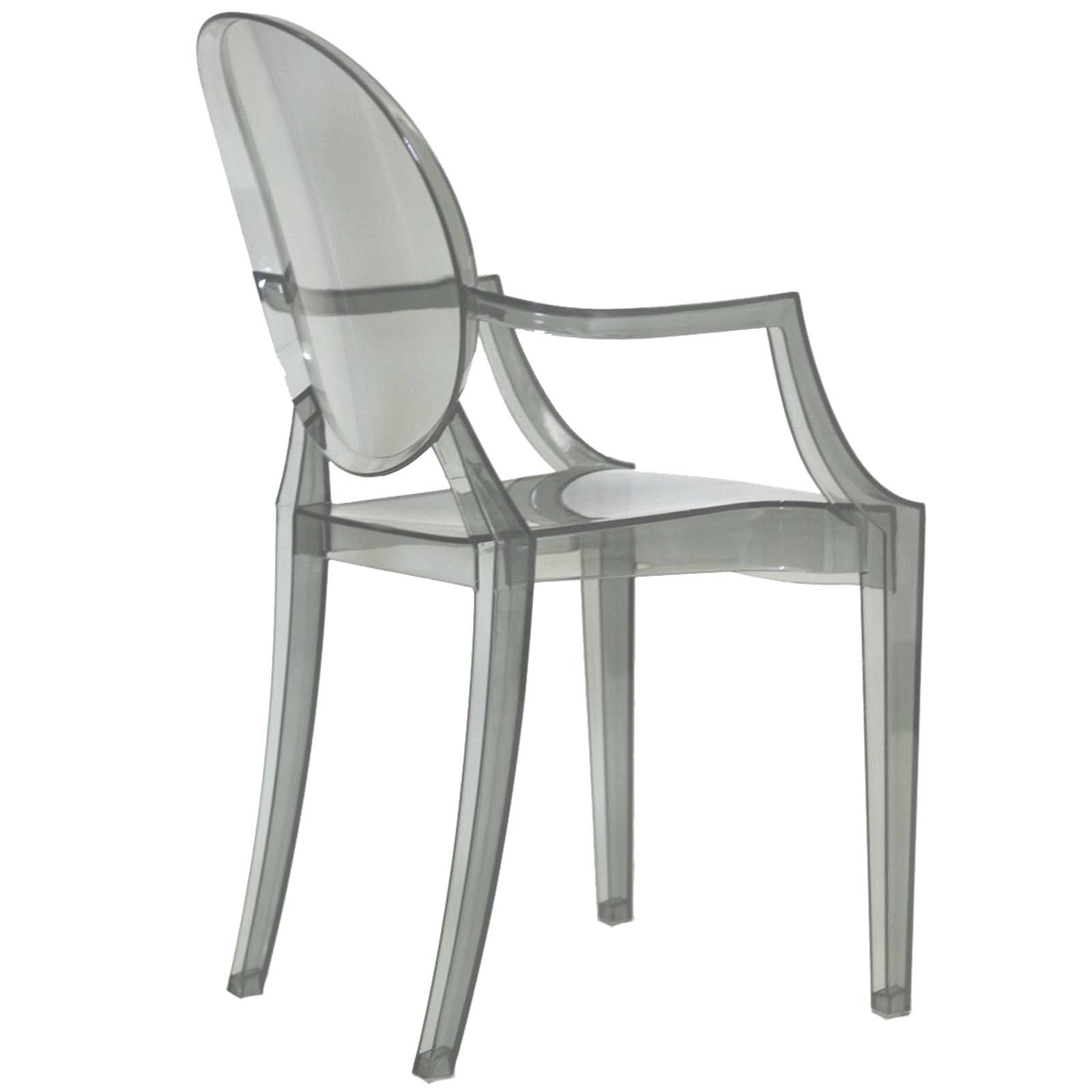 Modway Dining Chairs - Casper Dining Armchairs Smoke (Set of 2)