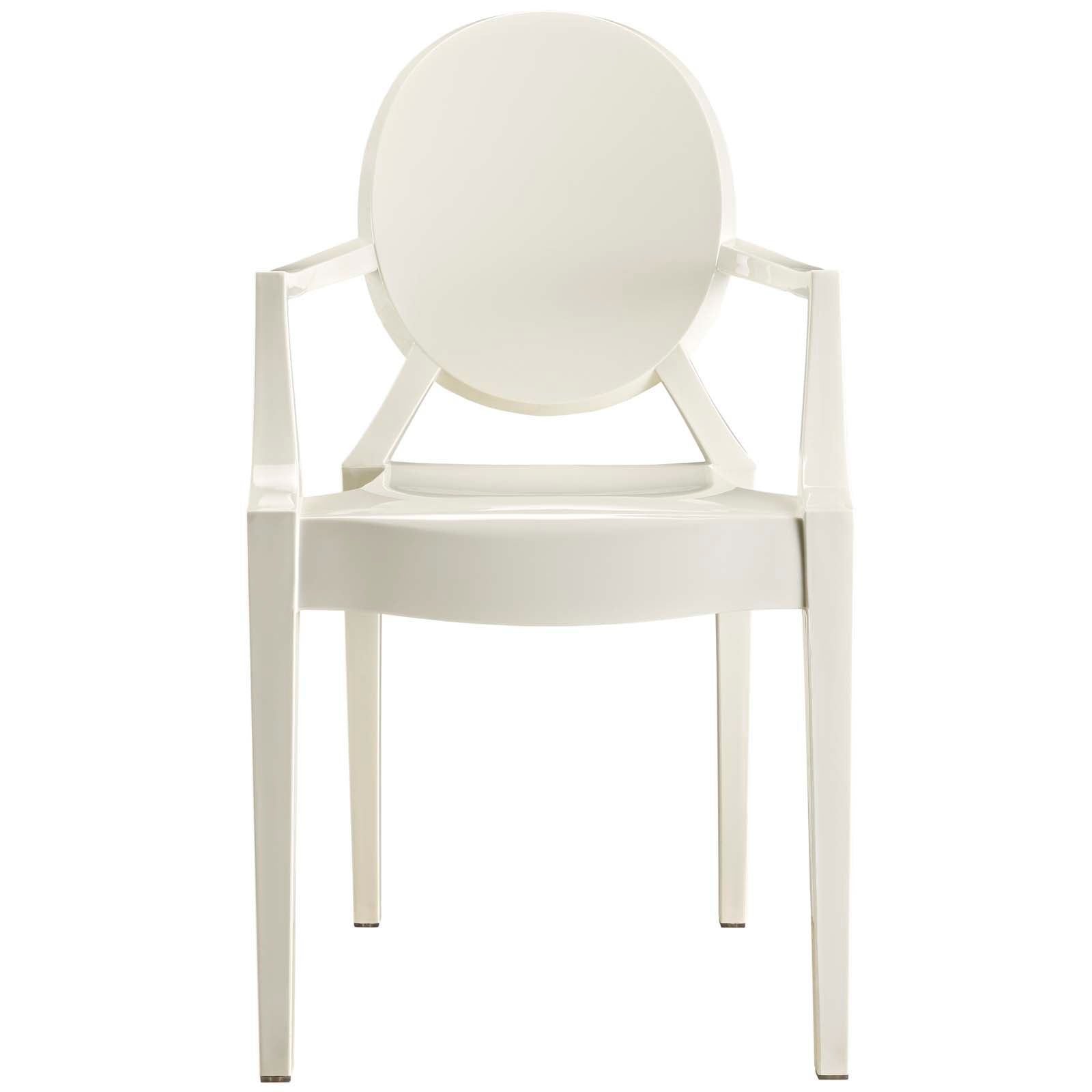 Modway Dining Chairs - Casper Dining Armchairs Set Of 2 White