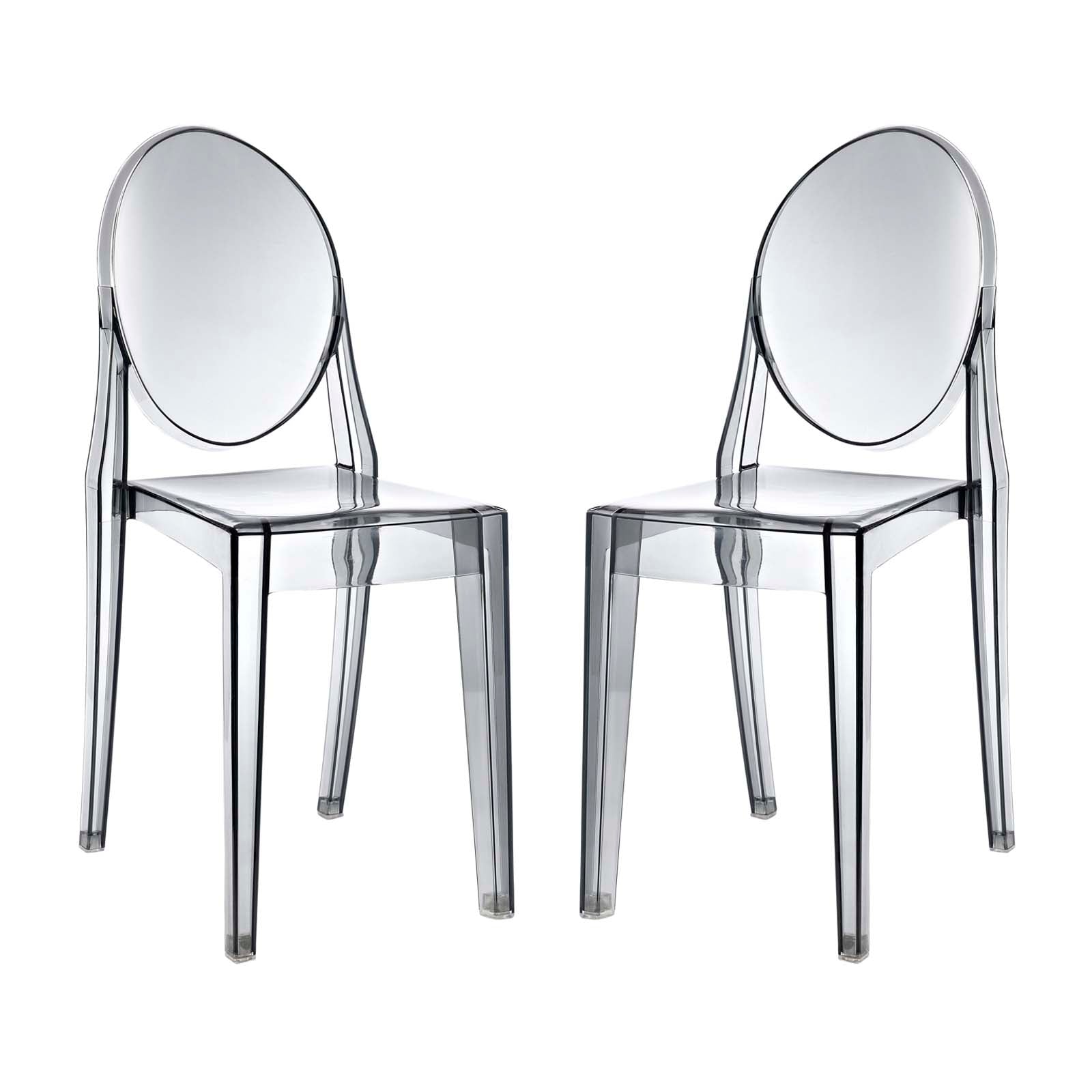 Modway Dining Chairs - Casper Dining Chairs Smoke (Set of 2)