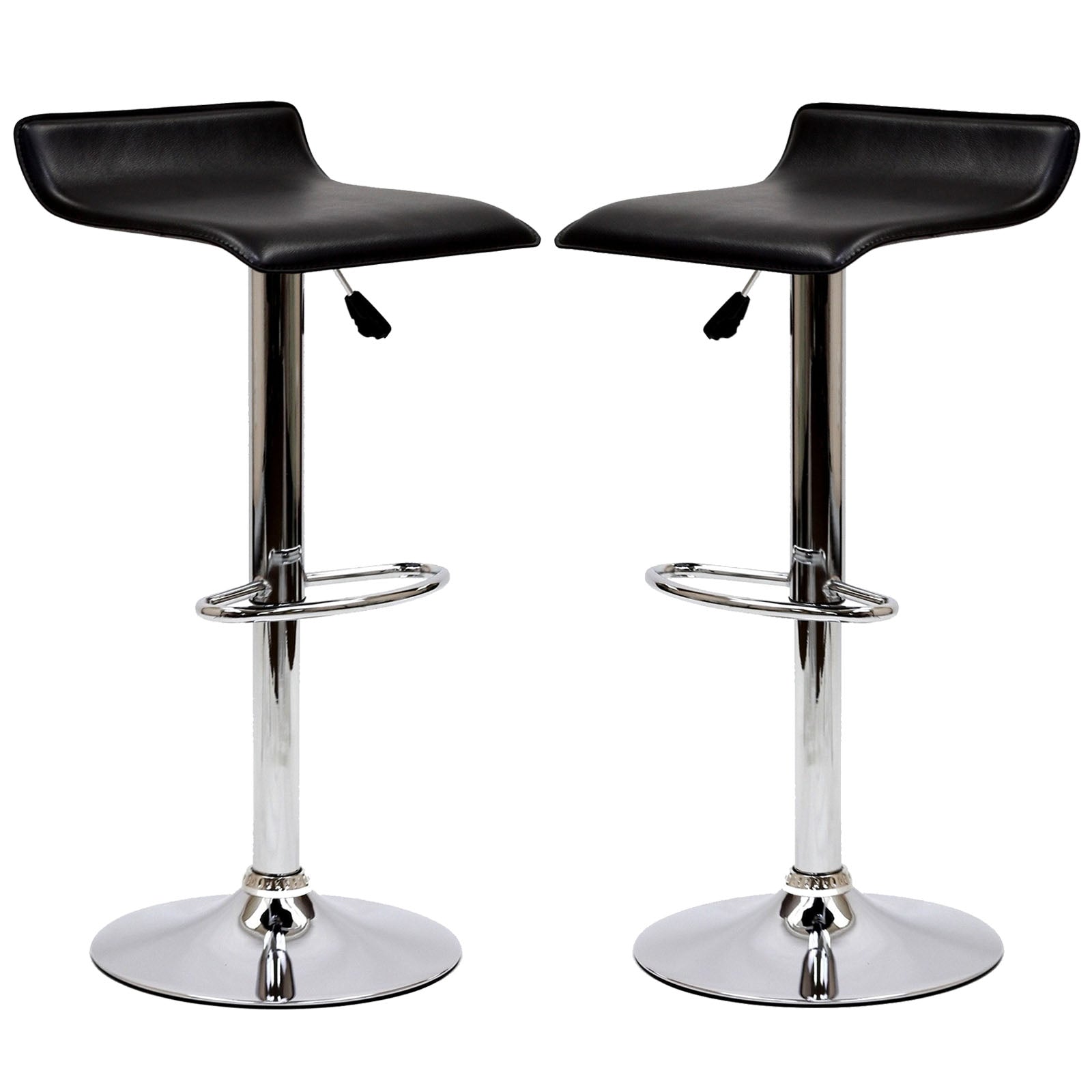 Modway Barstools - Gloria Bar Stool Black (Set of 2)