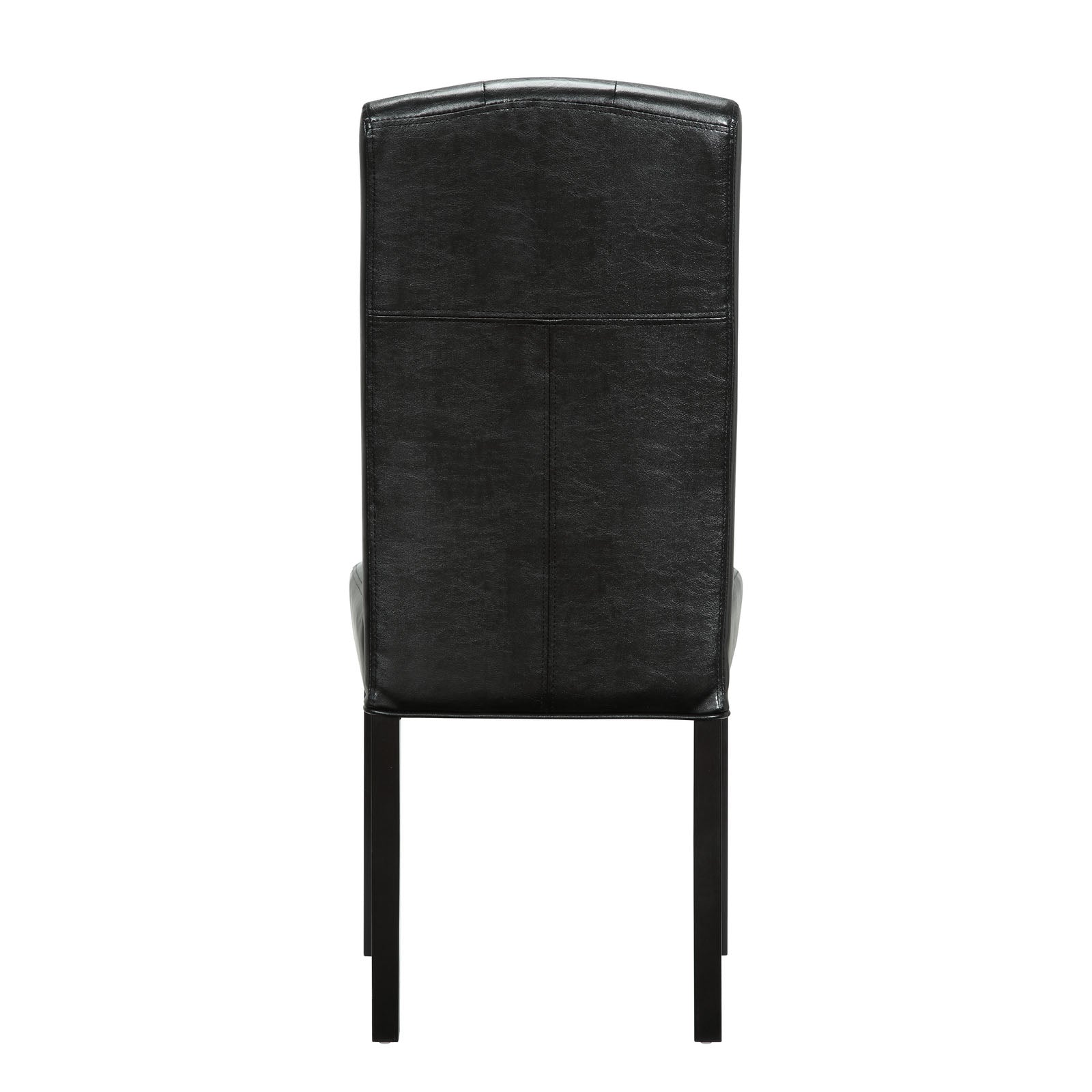 Modway Dining Chairs - Perdure Dining Chairs Vinyl Set of 2 Black