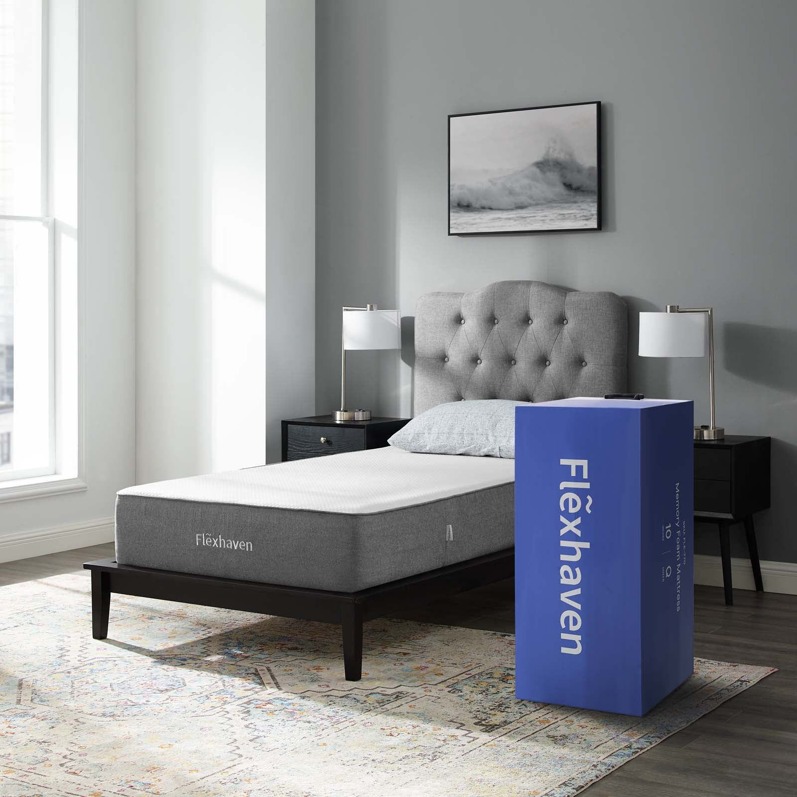 Modway Mattresses - Flexhaven 10" Memory Twin Mattress