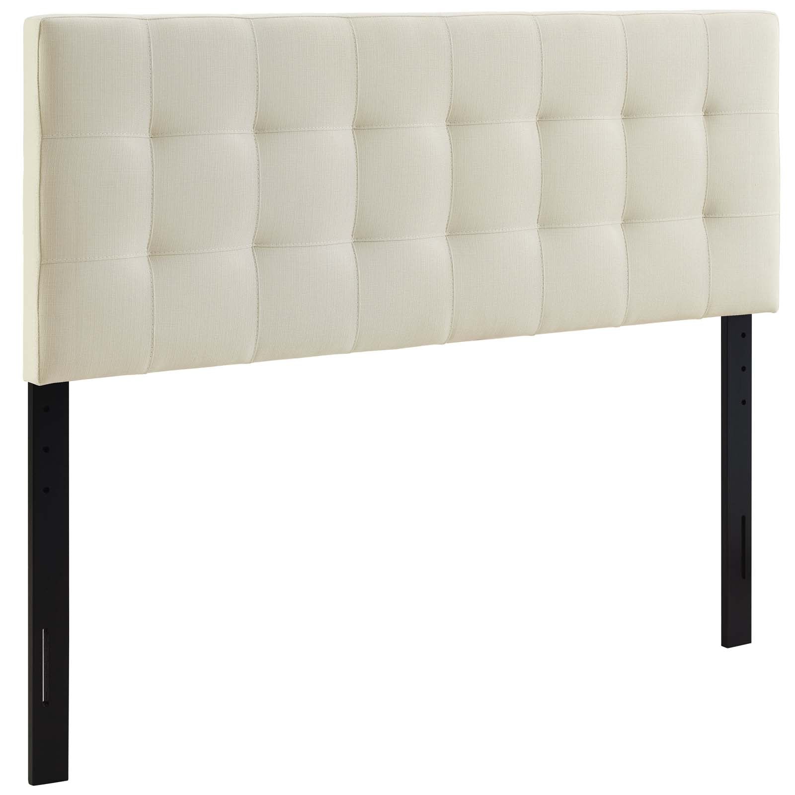Modway Headboards - Lily Queen Upholstered Fabric Headboard Ivory