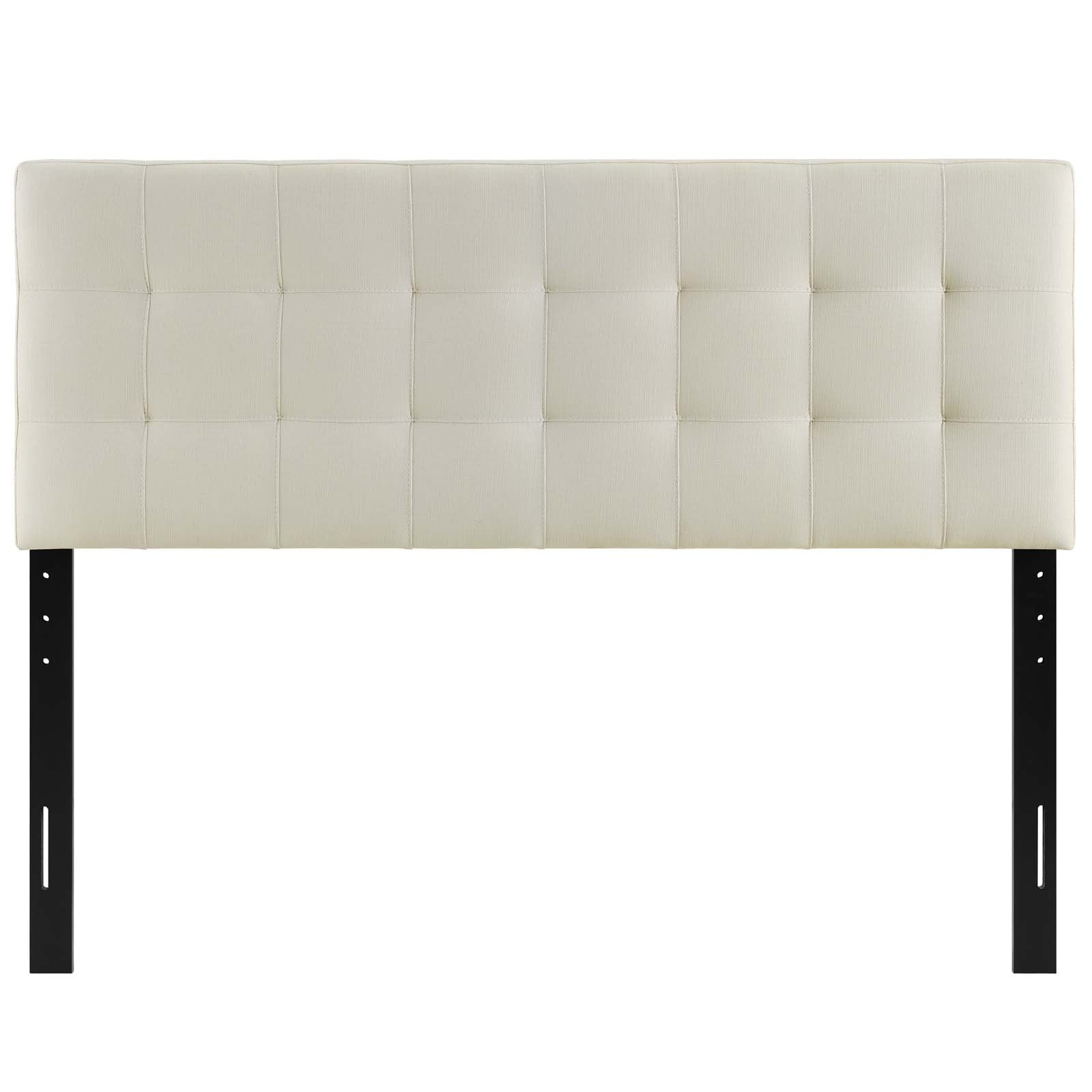 Modway Headboards - Lily Queen Upholstered Fabric Headboard Ivory