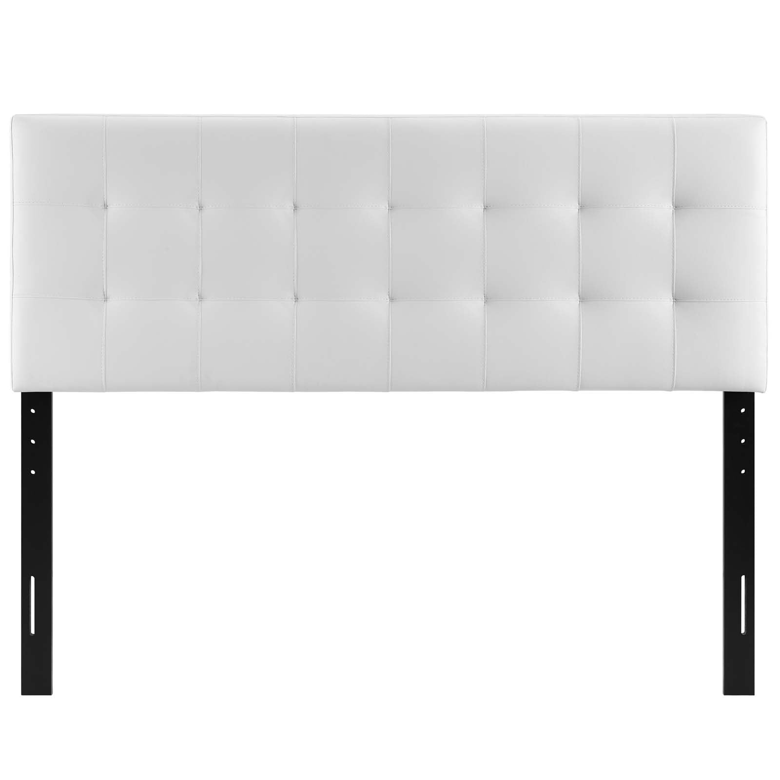 Modway Headboards - Lily Queen Upholstered Vinyl Headboard White