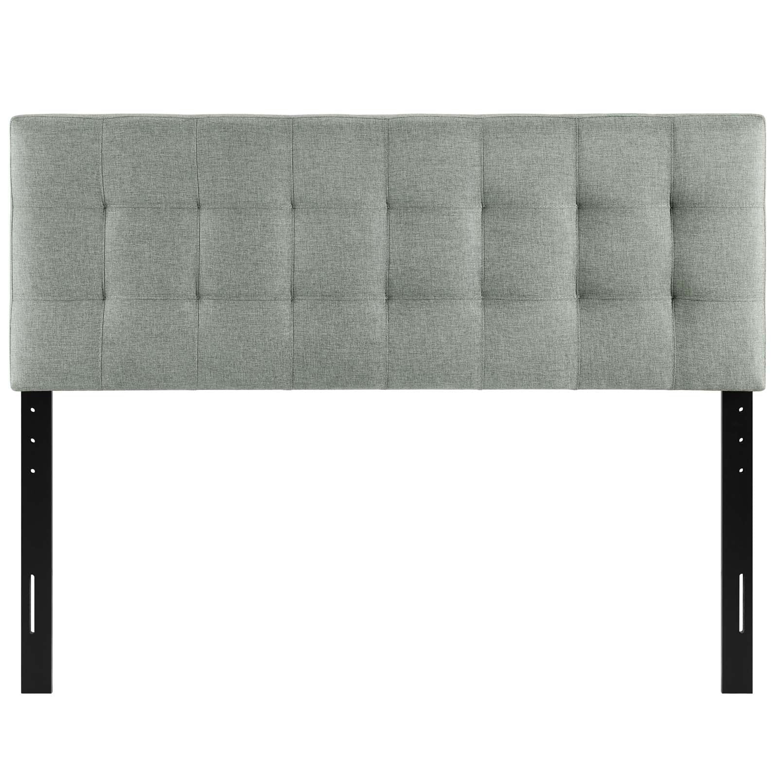 Modway Headboards - Lily King Upholstered Fabric Headboard Gray