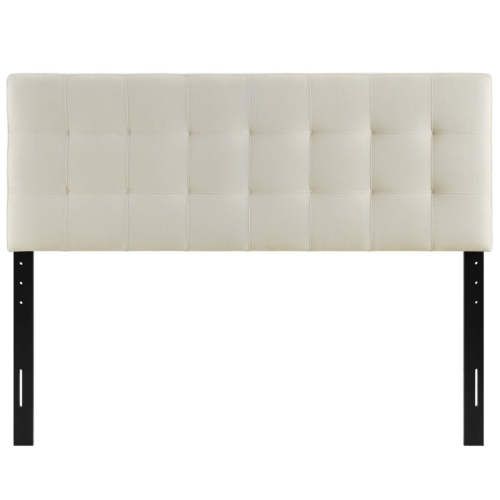 Modway Headboards - Lily King Upholstered Fabric Headboard Ivory
