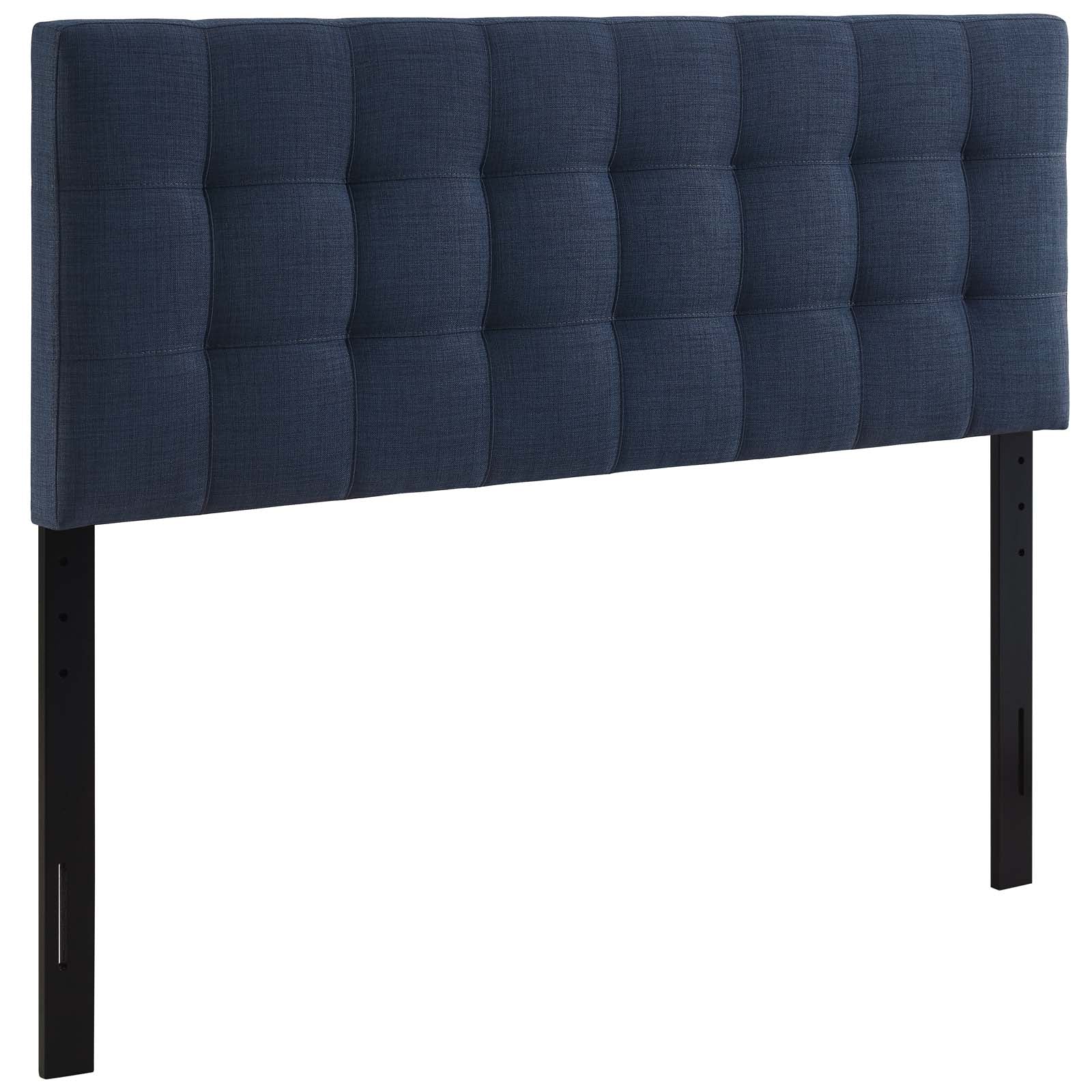 Modway Headboards - Lily King Upholstered Fabric Headboard Navy