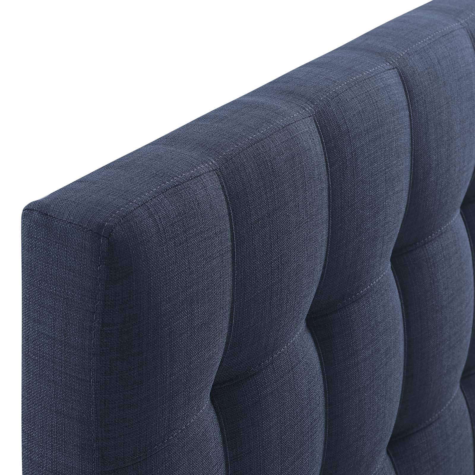 Modway Headboards - Lily King Upholstered Fabric Headboard Navy