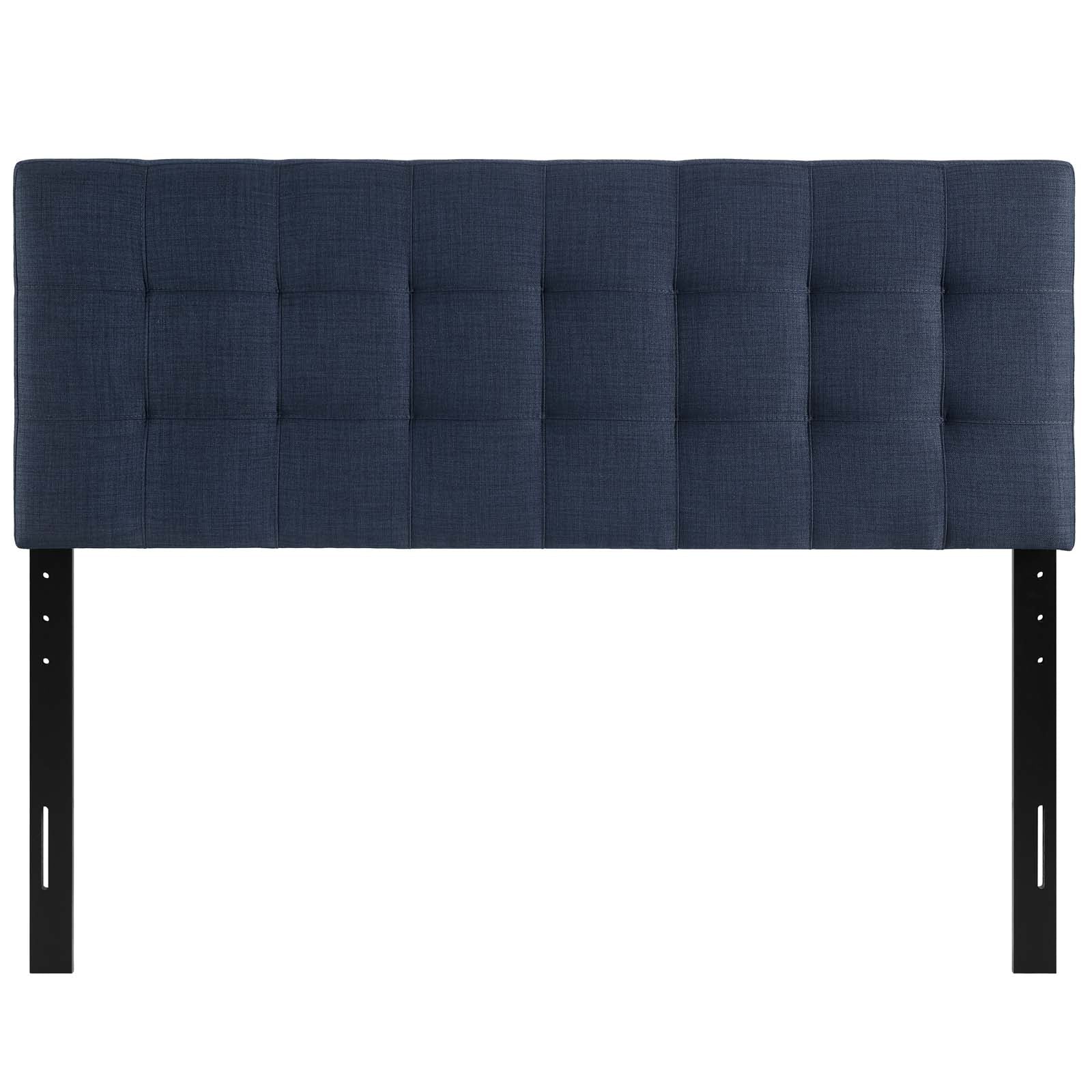 Modway Headboards - Lily King Upholstered Fabric Headboard Navy