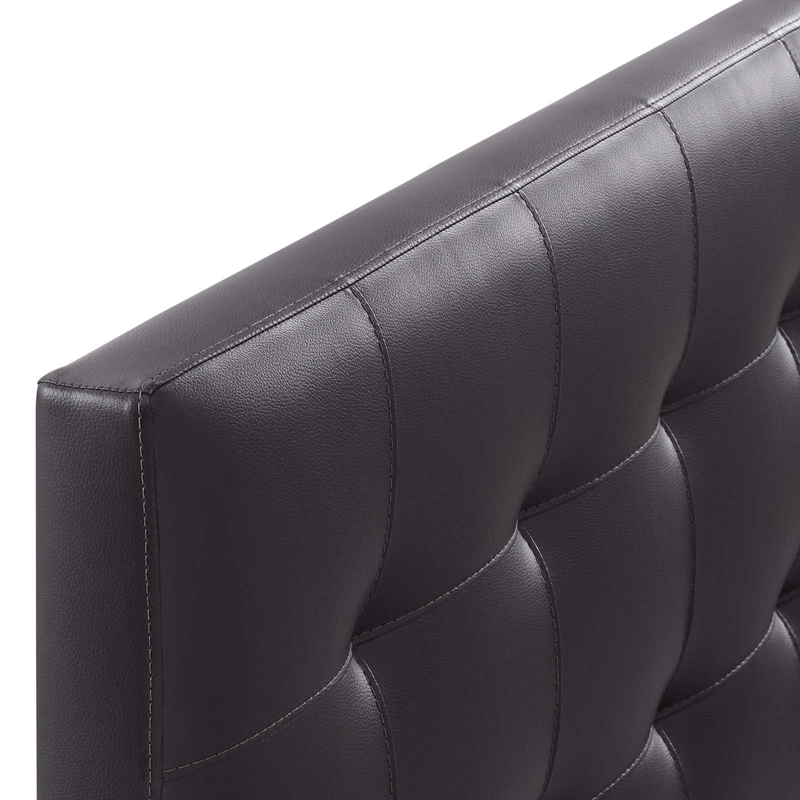 Modway Headboards - Lily King Upholstered Vinyl Headboard Brown