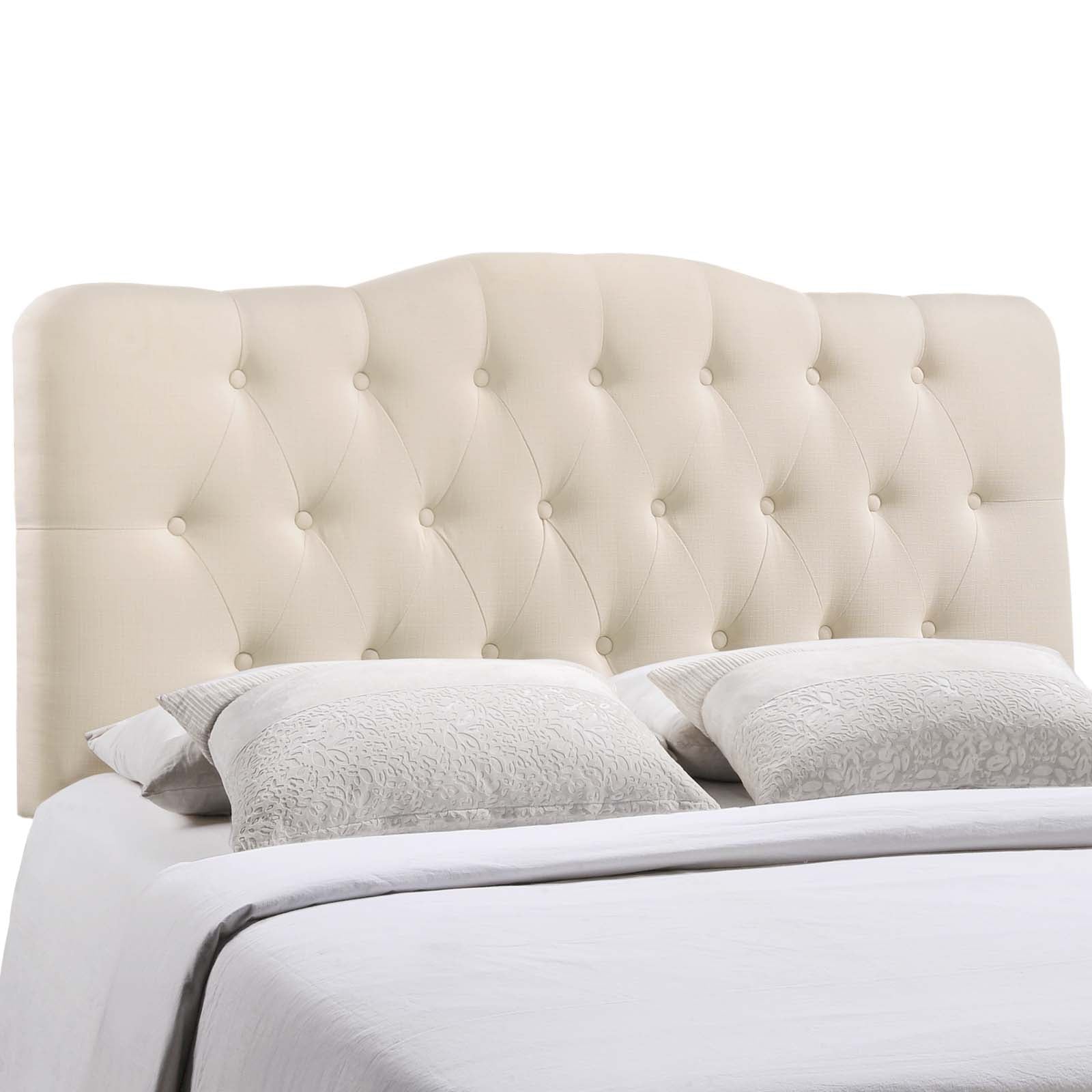 Modway Headboards - Annabel Full Upholstered Fabric Headboard Ivory