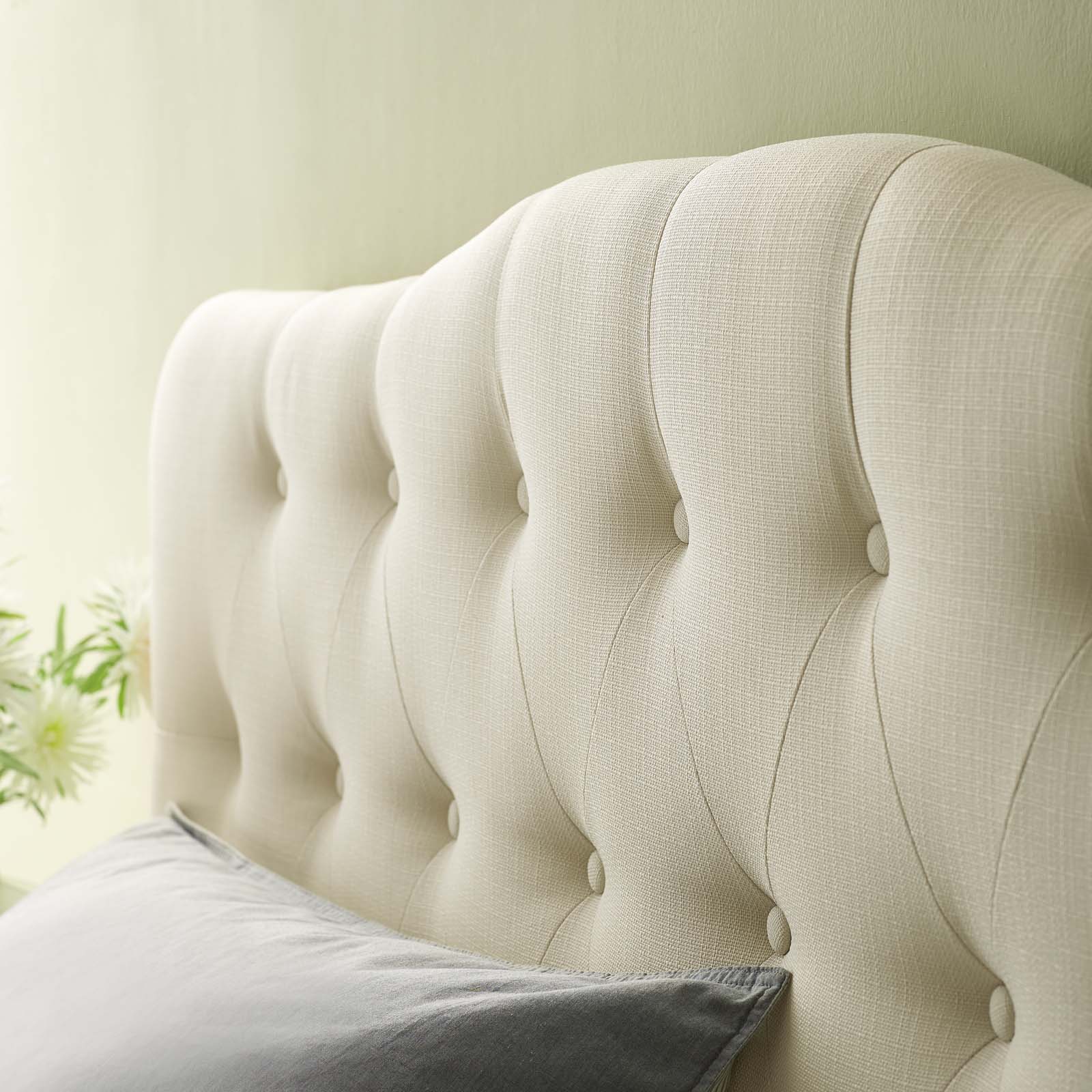 Modway Headboards - Annabel Full Upholstered Fabric Headboard Ivory