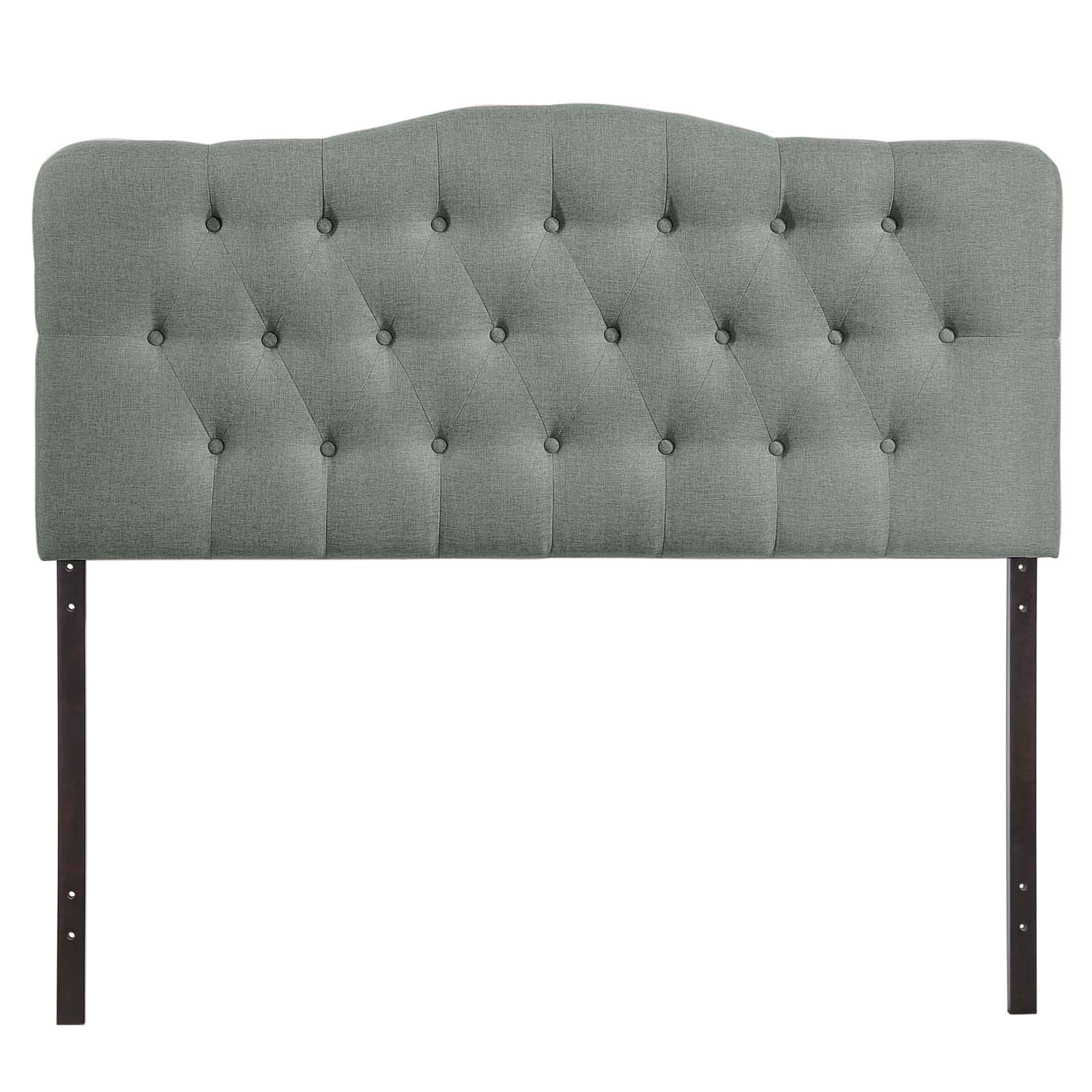 Modway Headboards - Annabel King Upholstered Fabric Headboard Gray