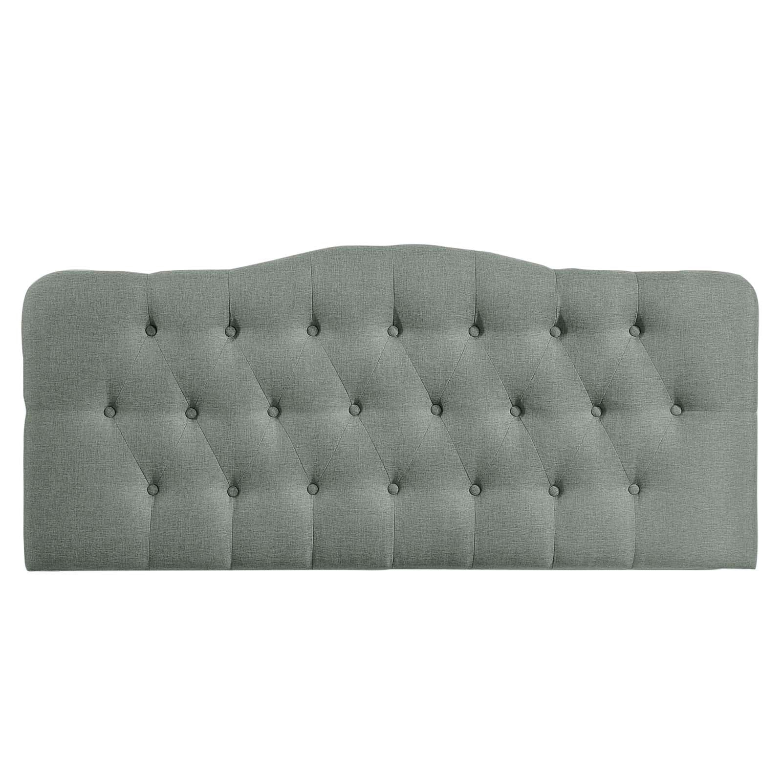 Modway Headboards - Annabel King Upholstered Fabric Headboard Gray