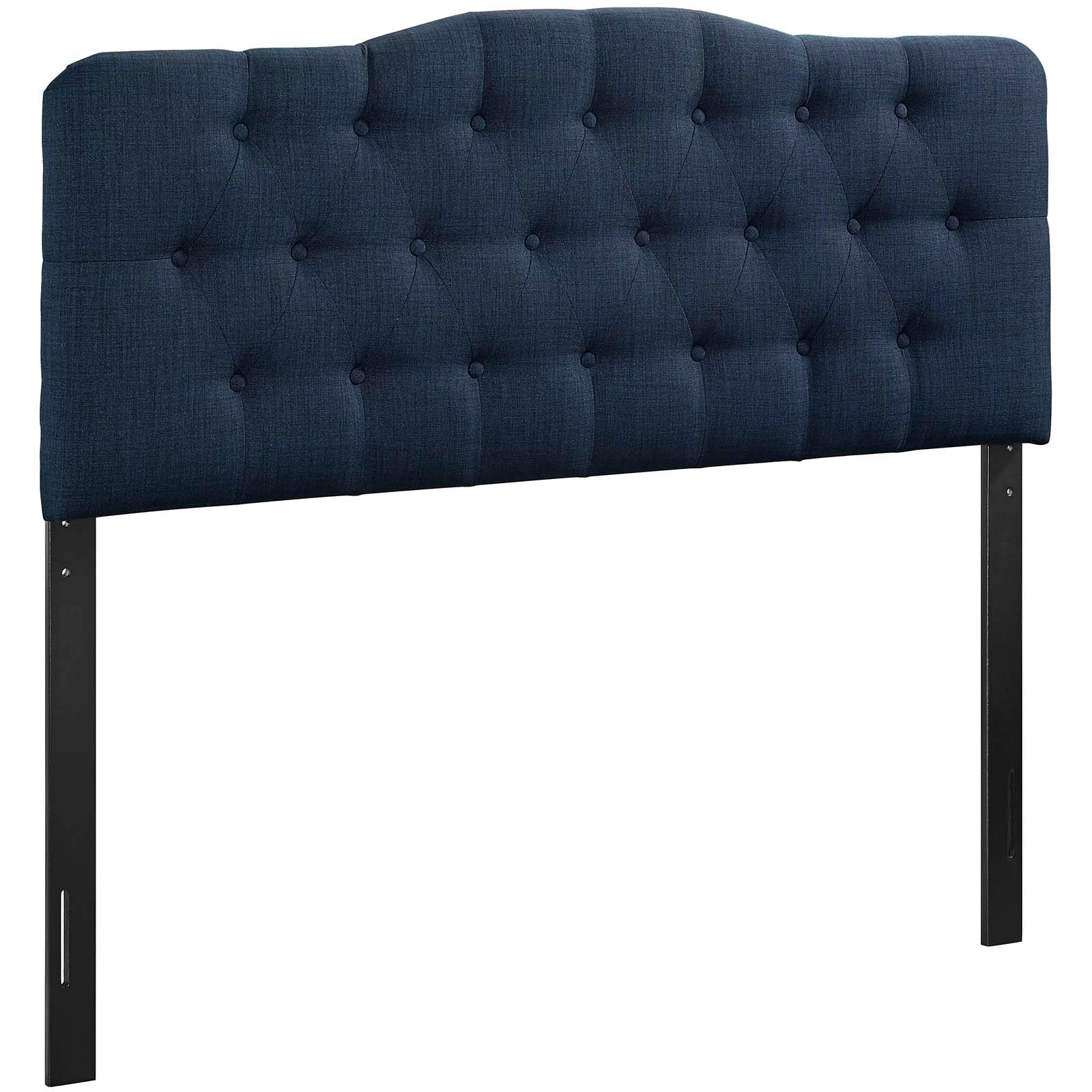 Modway Headboards - Annabel King Upholstered Fabric Headboard Navy