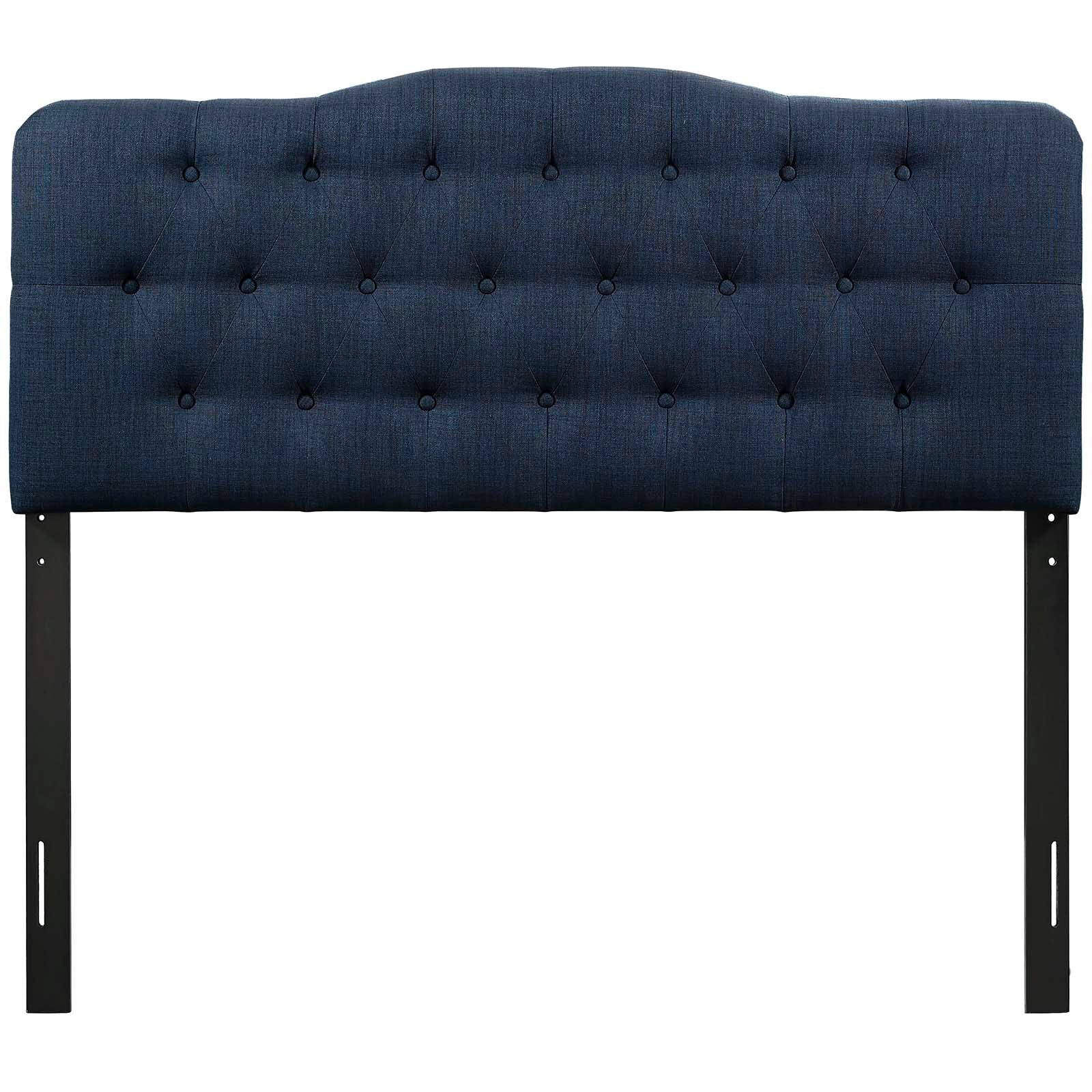 Modway Headboards - Annabel King Upholstered Fabric Headboard Navy