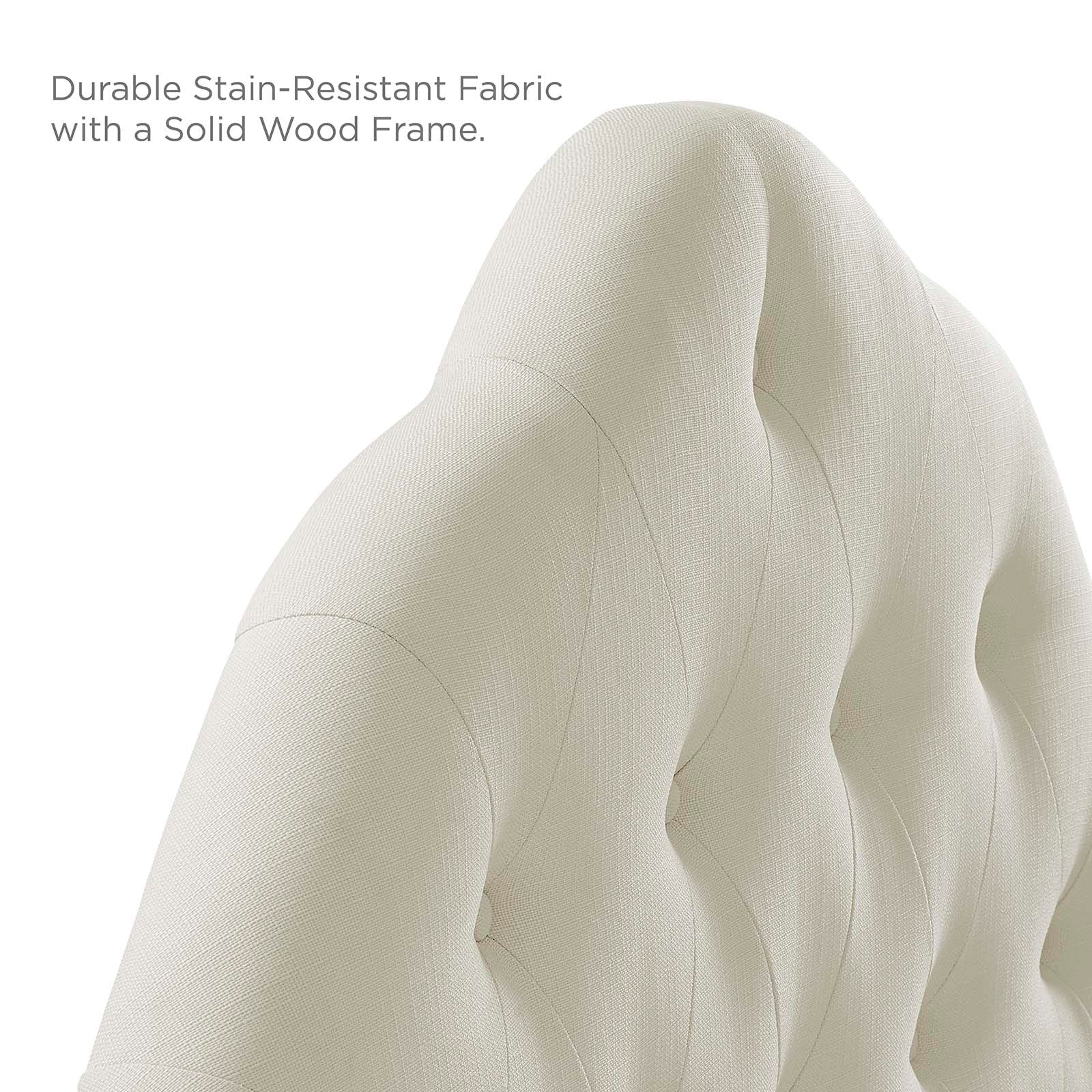 Modway Headboards - Sovereign Full Upholstered Fabric Headboard Ivory