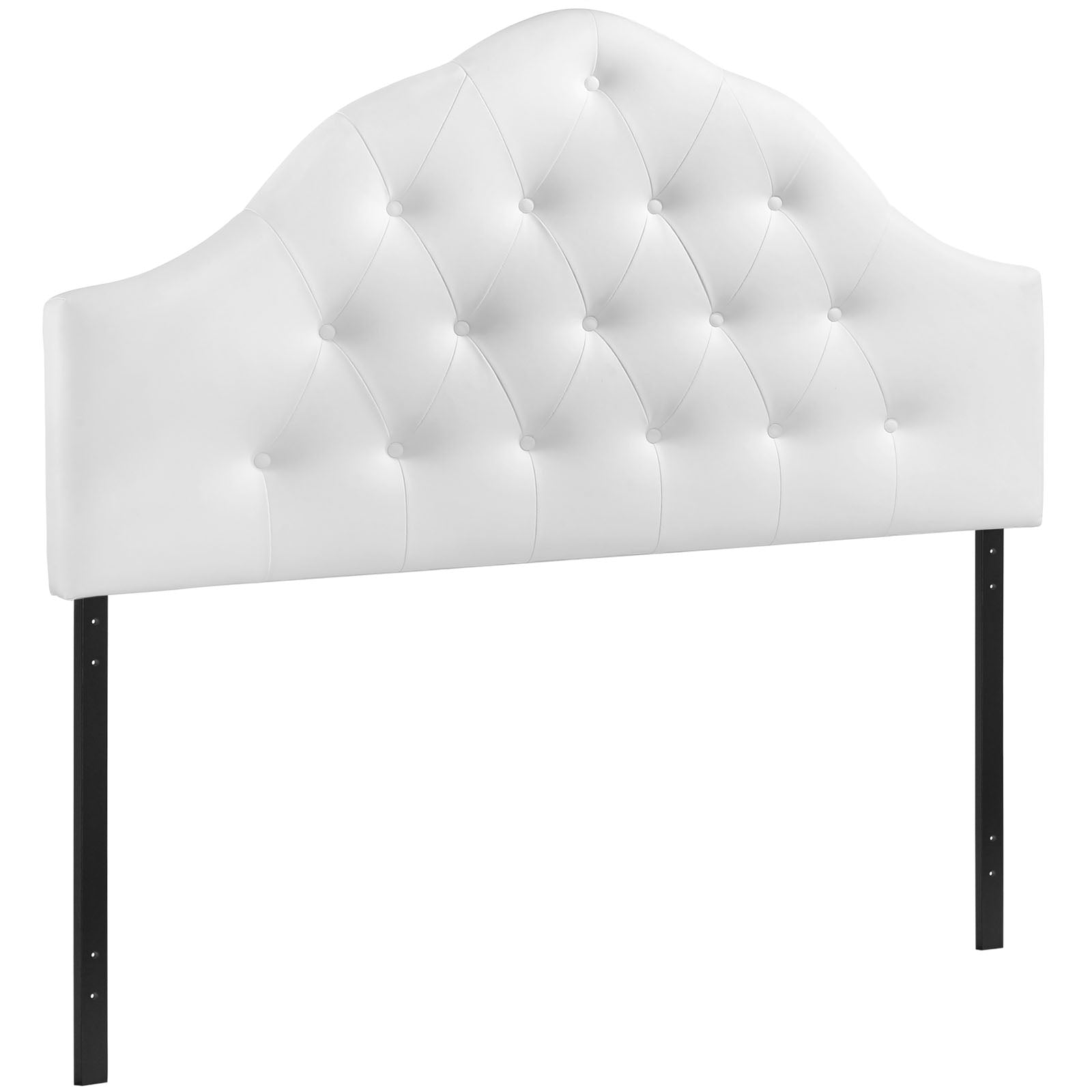 Modway Headboards - Sovereign Full Upholstered Vinyl Headboard White