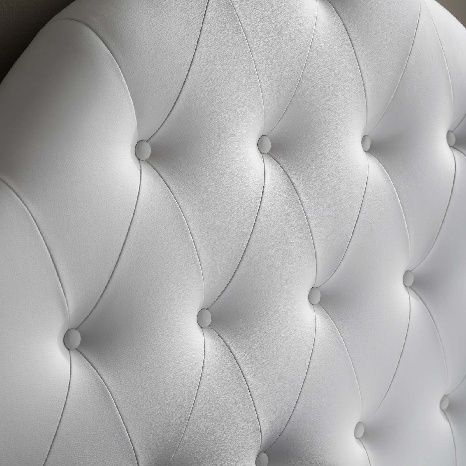 Modway Headboards - Sovereign Full Upholstered Vinyl Headboard White