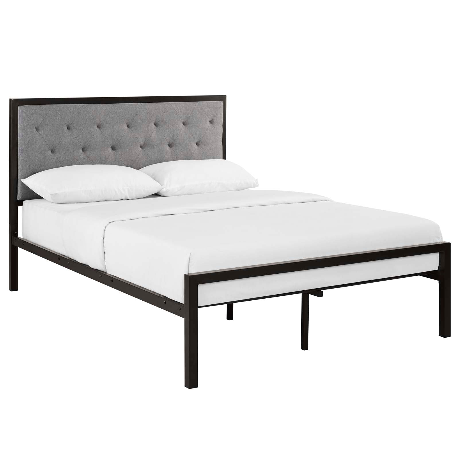 Modway Beds - Mia Full Bed Gray