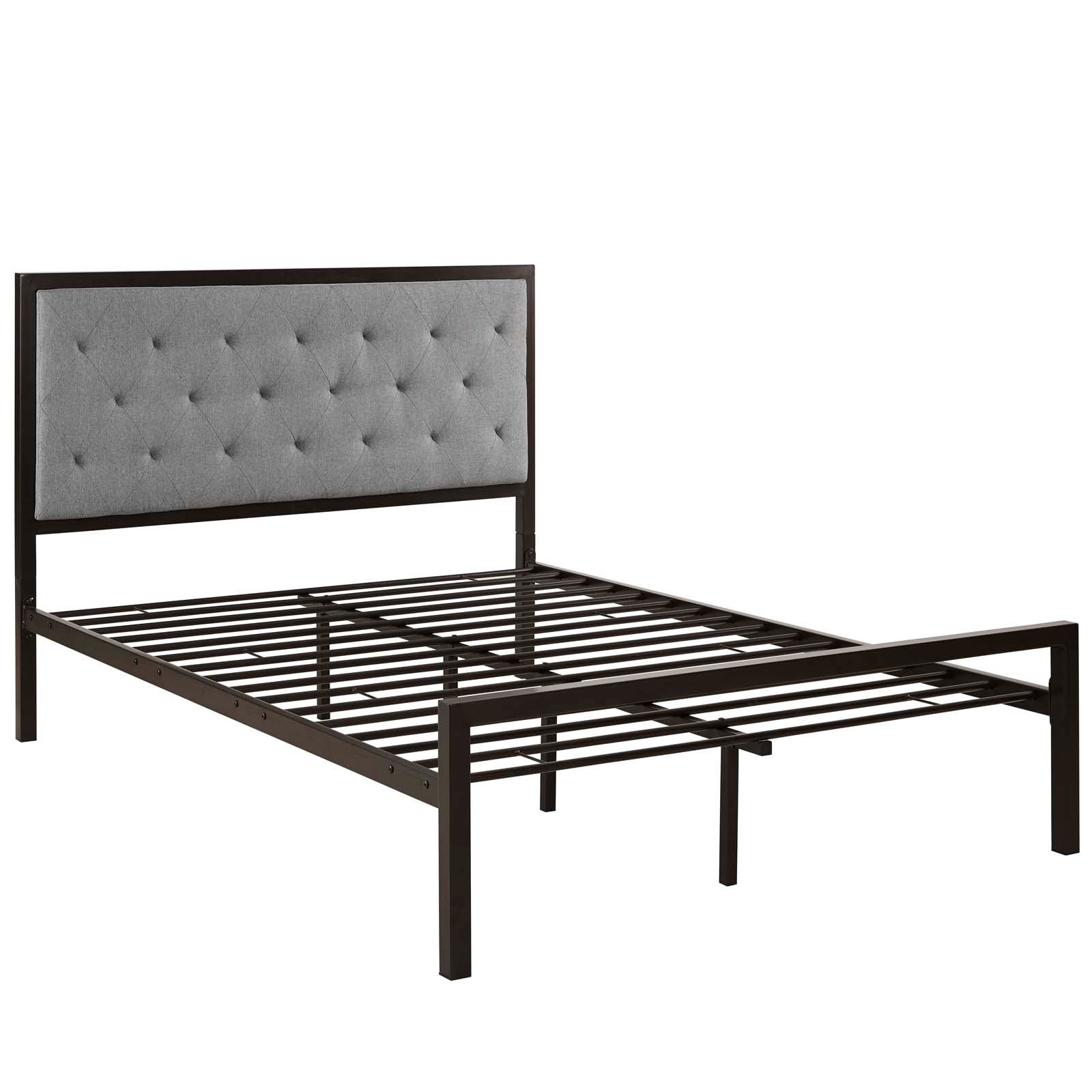 Modway Beds - Mia Full Bed Gray