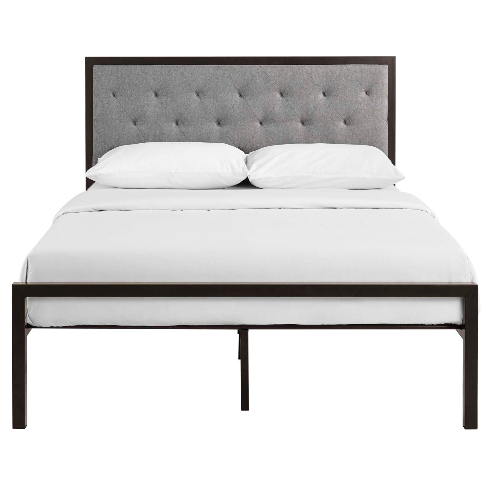 Modway Beds - Mia Full Bed Gray