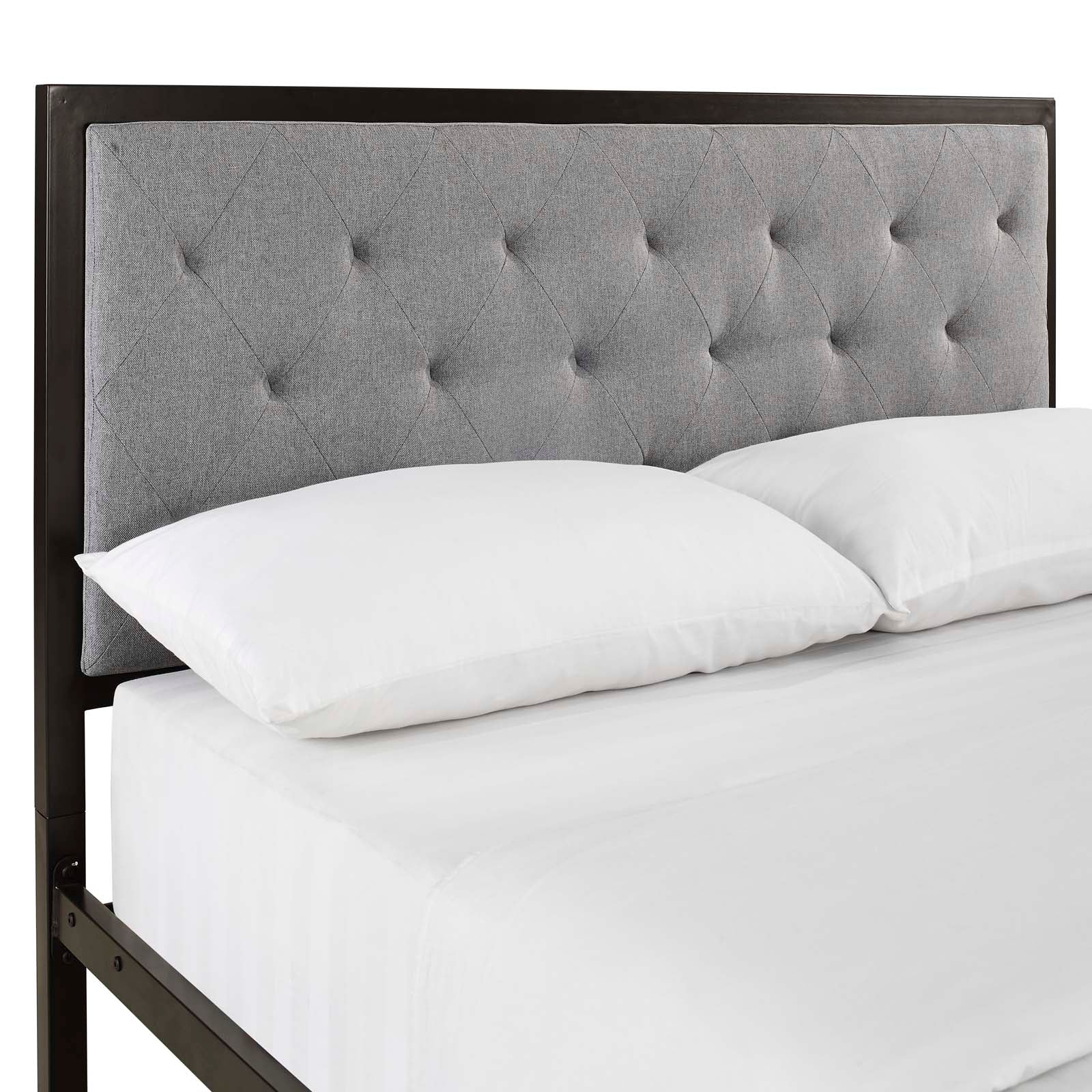 Modway Beds - Mia Full Bed Gray