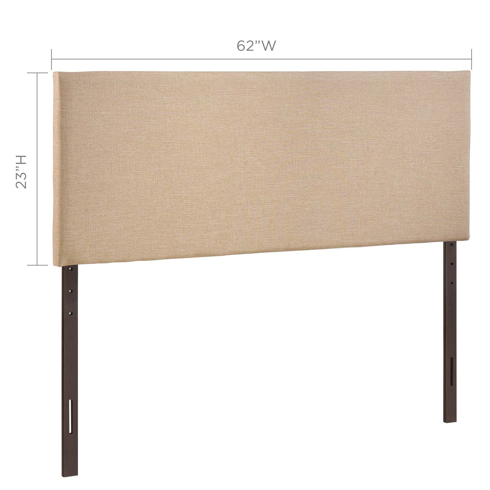Modway Headboards - Region Queen Upholstered Headboard Cafe