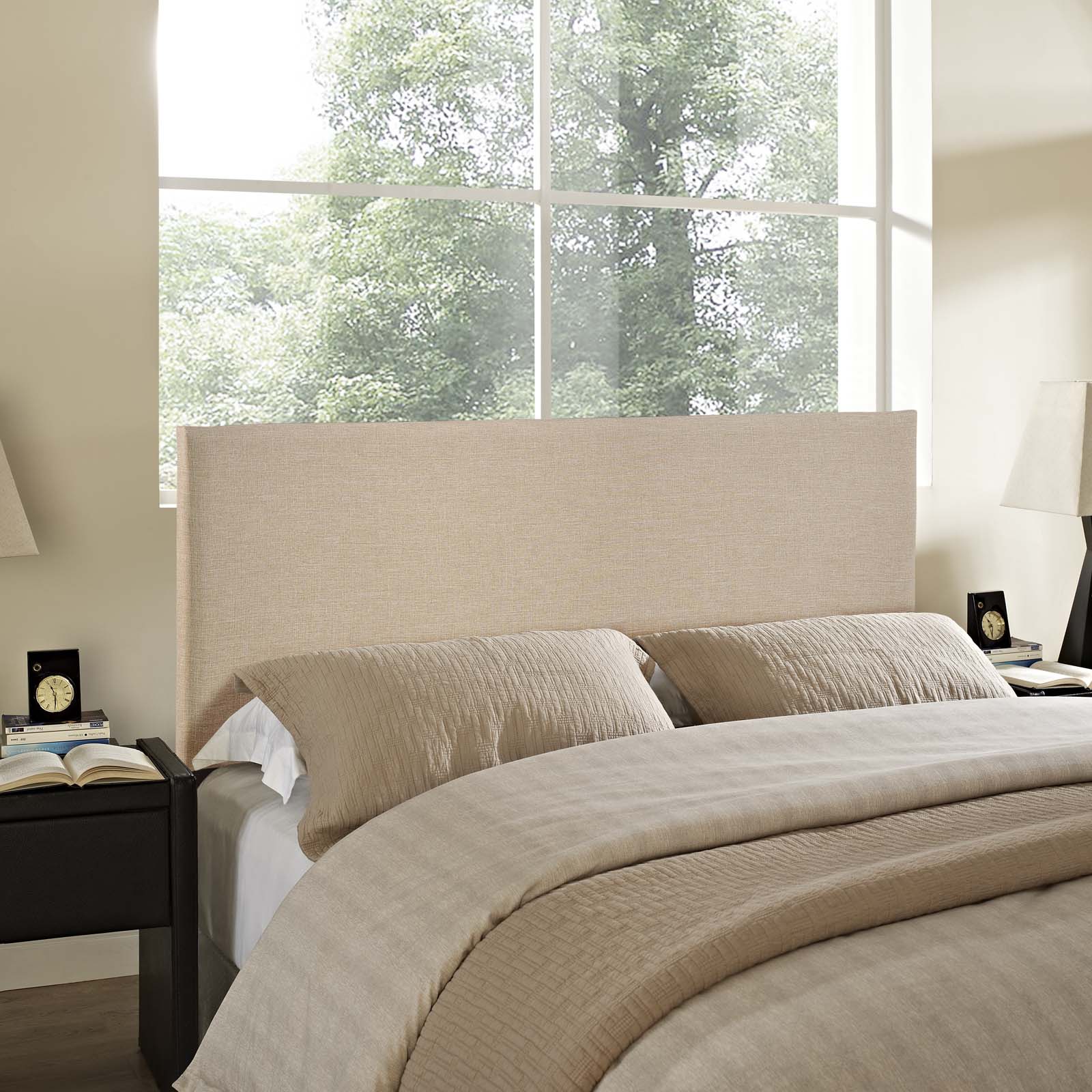 Modway Headboards - Region Queen Upholstered Headboard Cafe