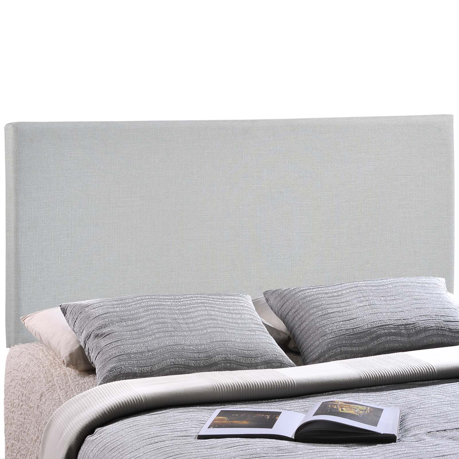 Modway Headboards - Region King Upholstered Fabric Headboard Sky Gray