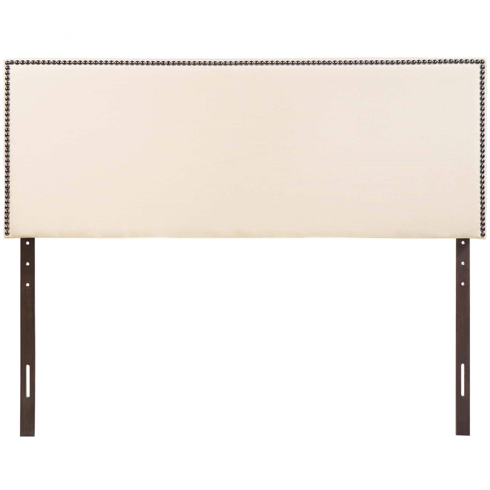 Modway Headboards - Region Nailhead Queen Upholstered Headboard Ivory