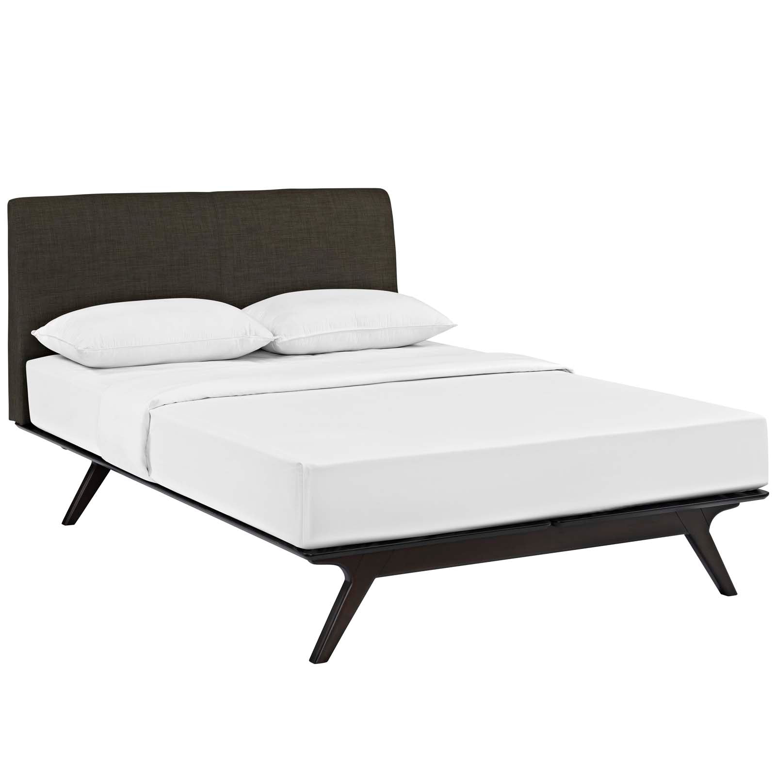 Modway Beds - Tracy Queen Bed Cappuccino Brown