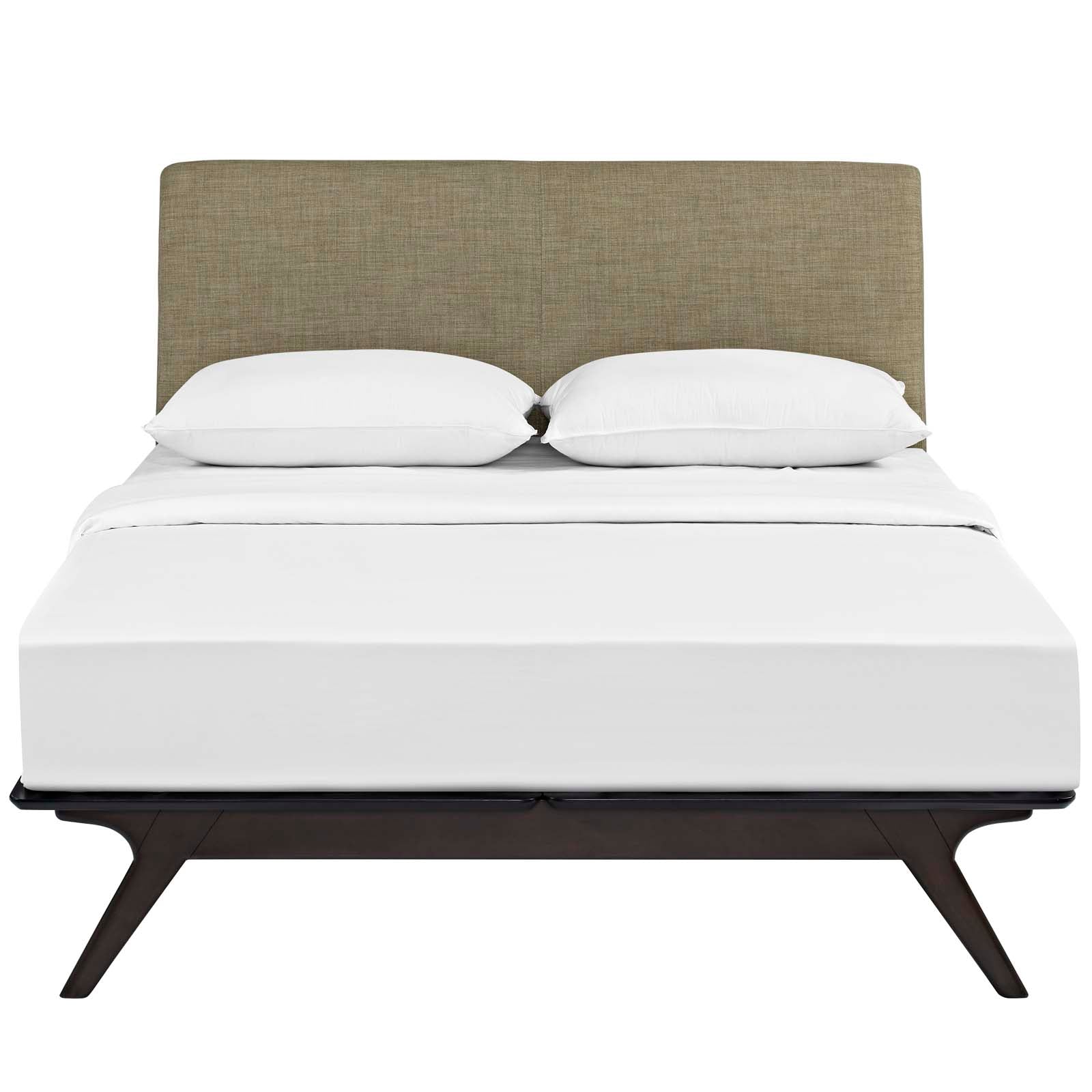 Modway Beds - Tracy Queen Bed Cappuccino And Latte