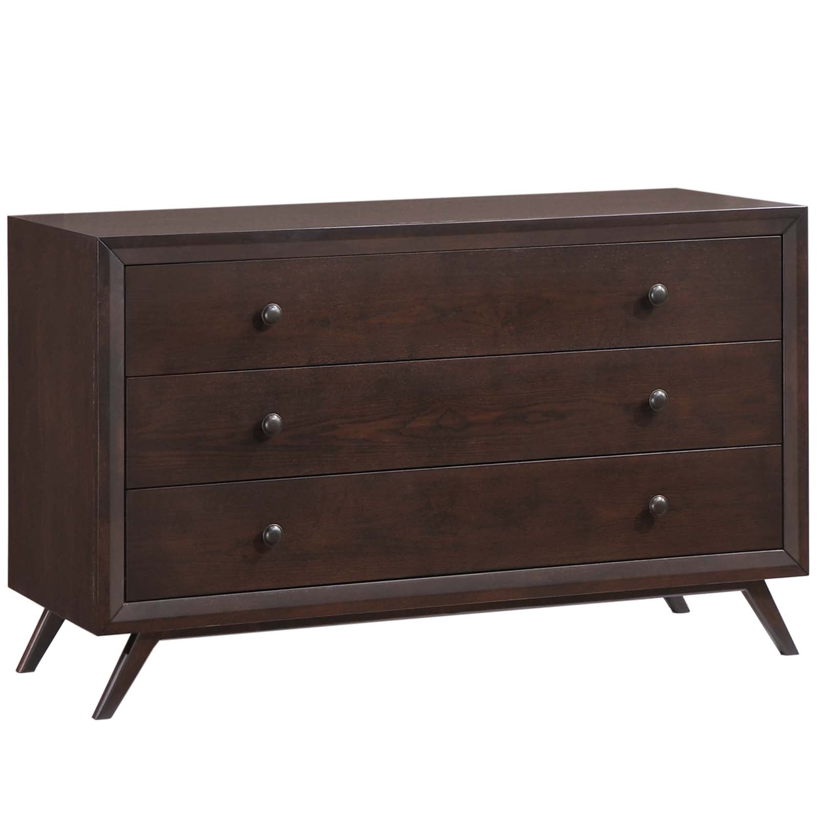 Modway Dressers - Tracy Wood Dresser Cappuccino
