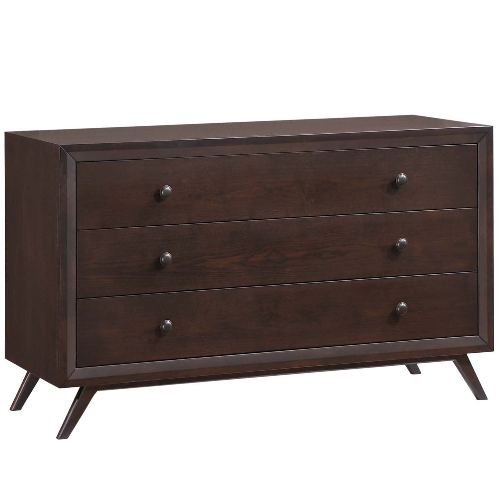 Modway Dressers - Tracy Wood Dresser Cappuccino