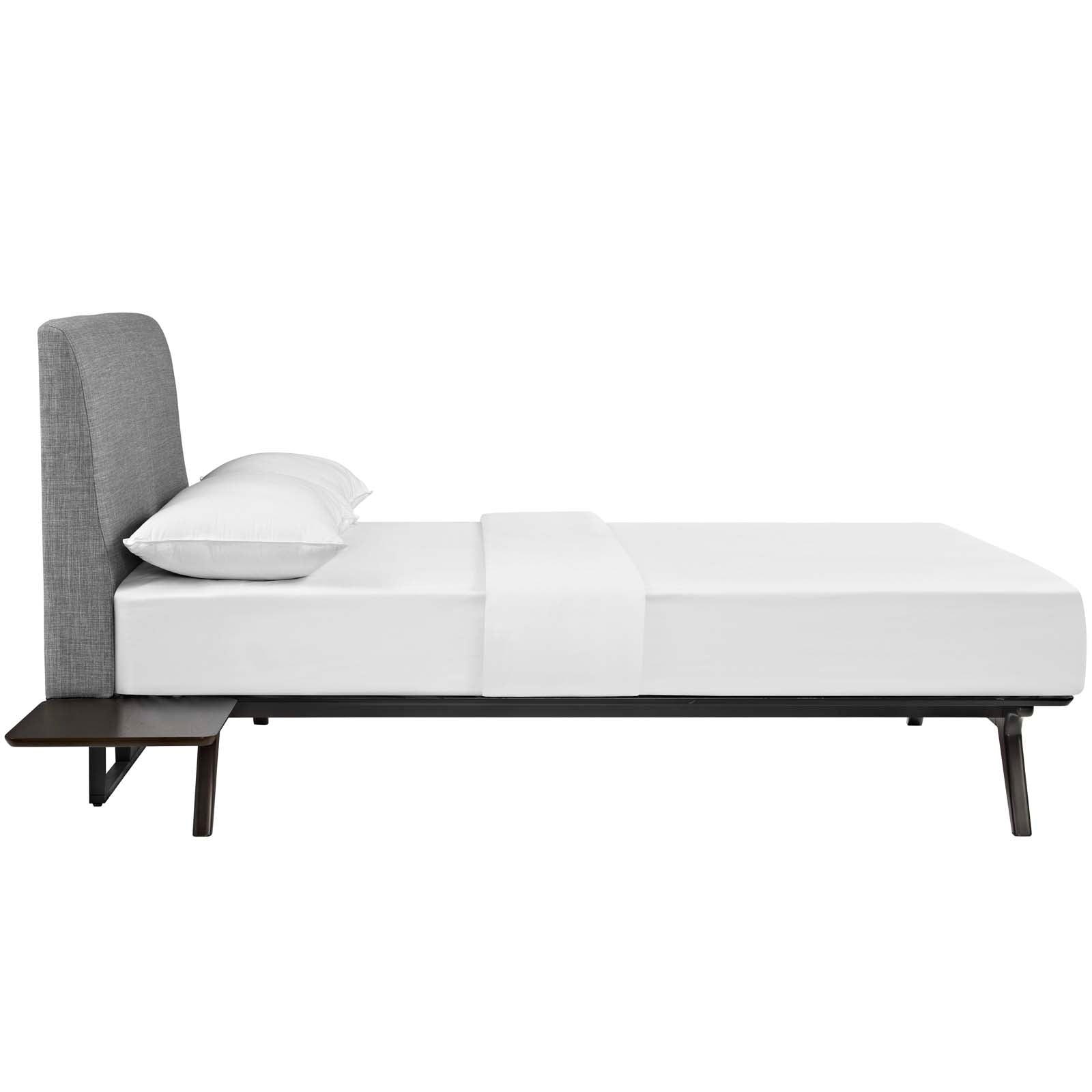 Modway Bedroom Sets - Tracy 3 Piece Queen Bedroom Set Cappuccino Gray