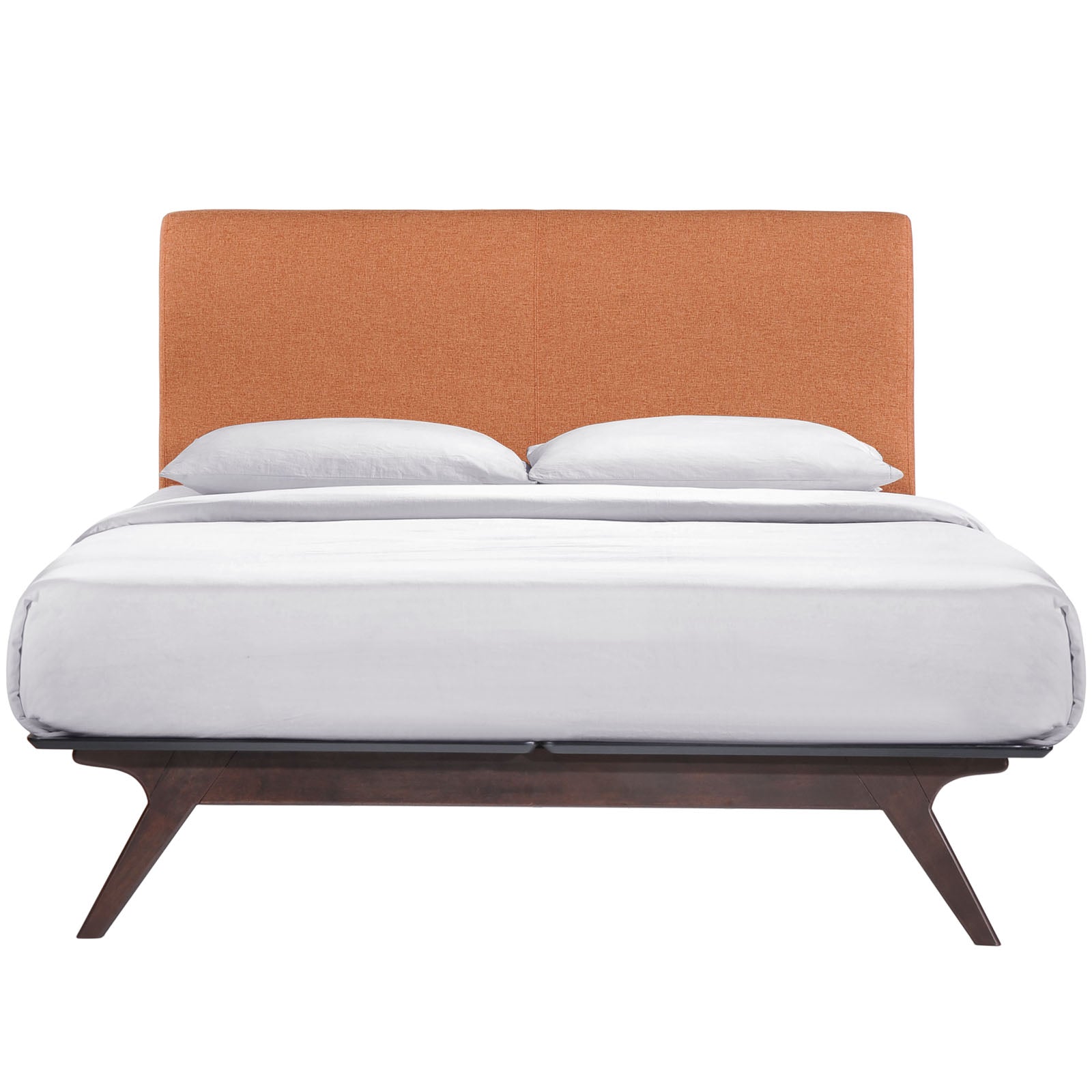 Modway Bedroom Sets - Tracy 3 Piece Queen Bedroom Set Cappuccino Orange