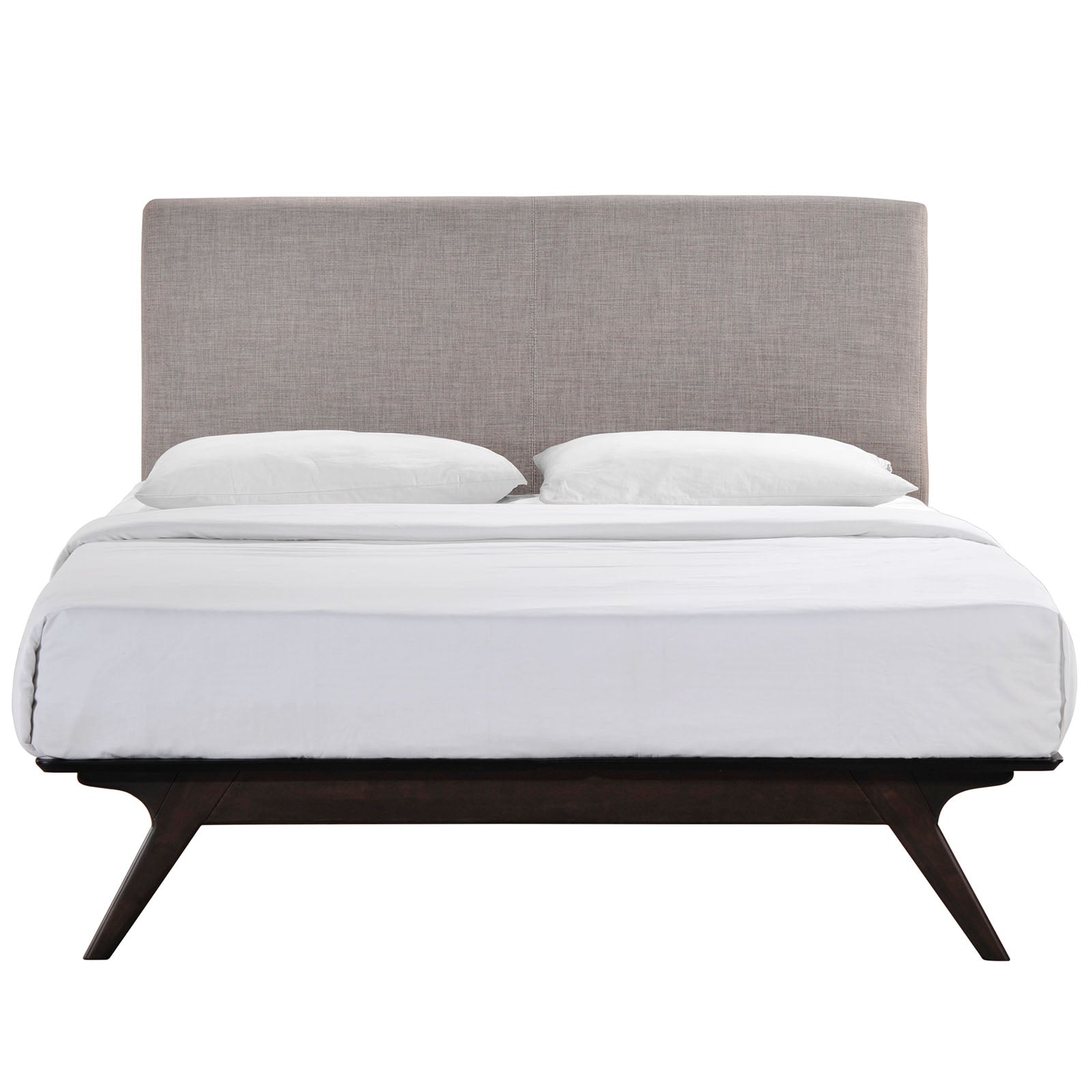 Modway Beds - Tracy Full Bed Cappuccino Gray