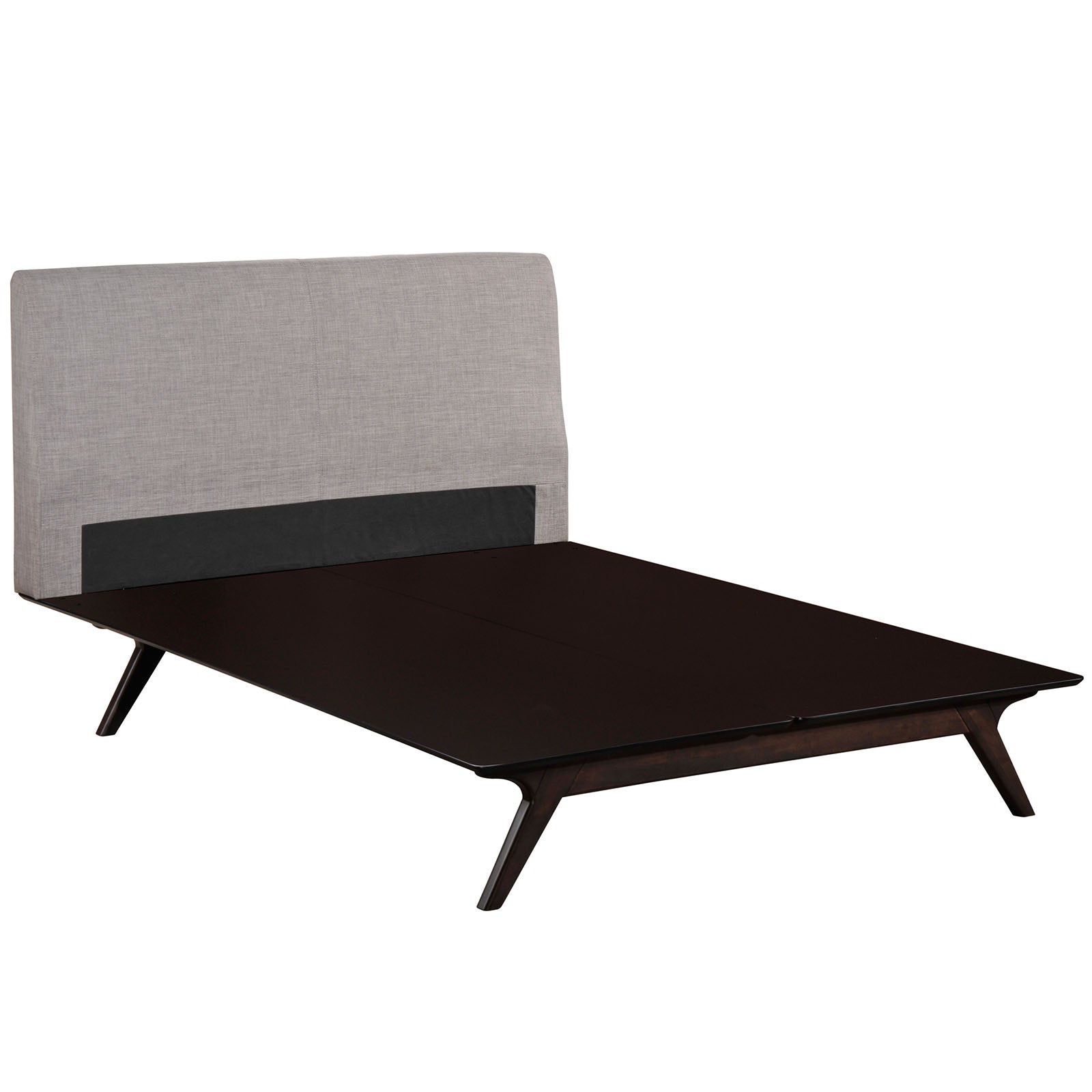 Modway Beds - Tracy Full Bed Cappuccino Gray