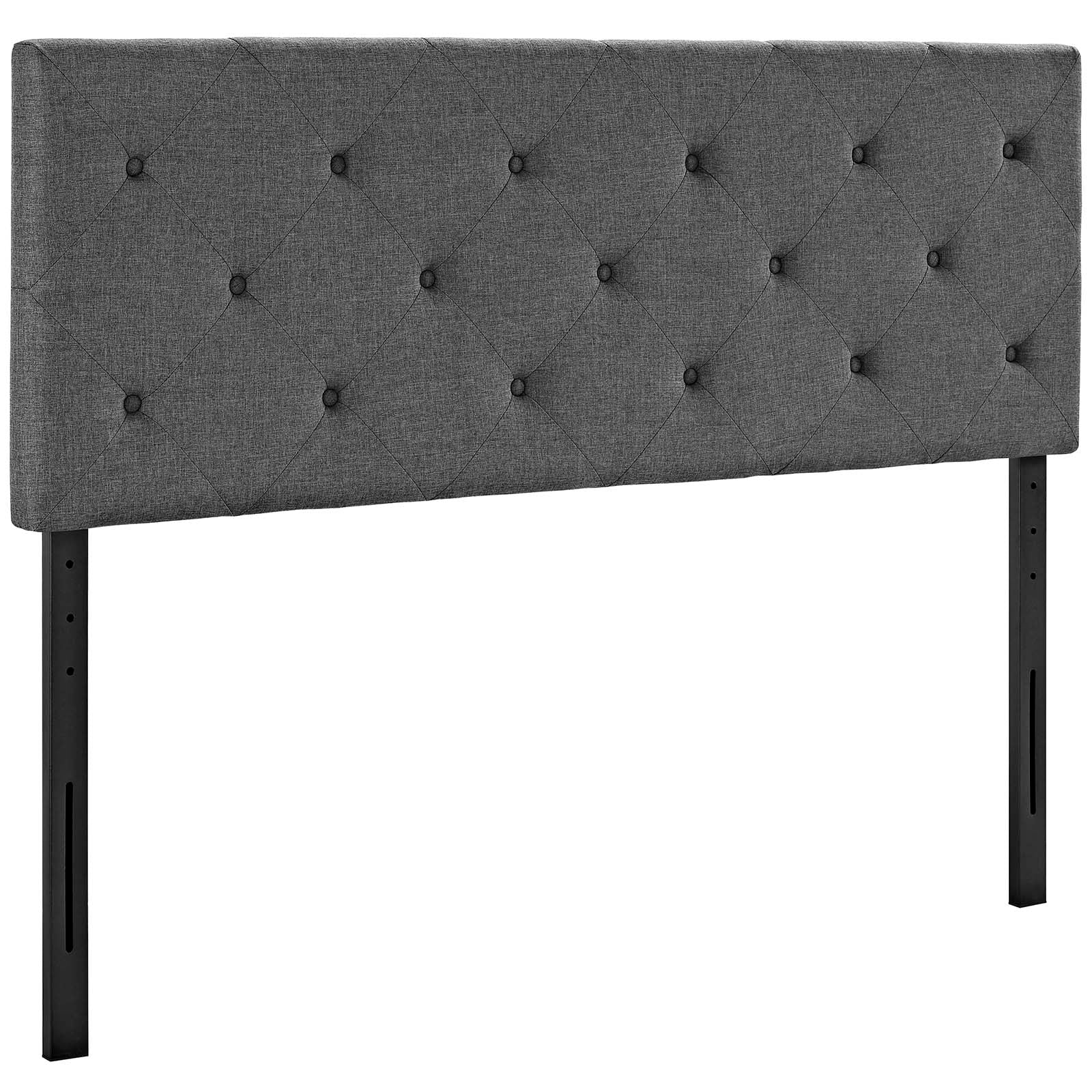 Modway Headboards - Terisa King Upholstered Fabric Headboard Gray