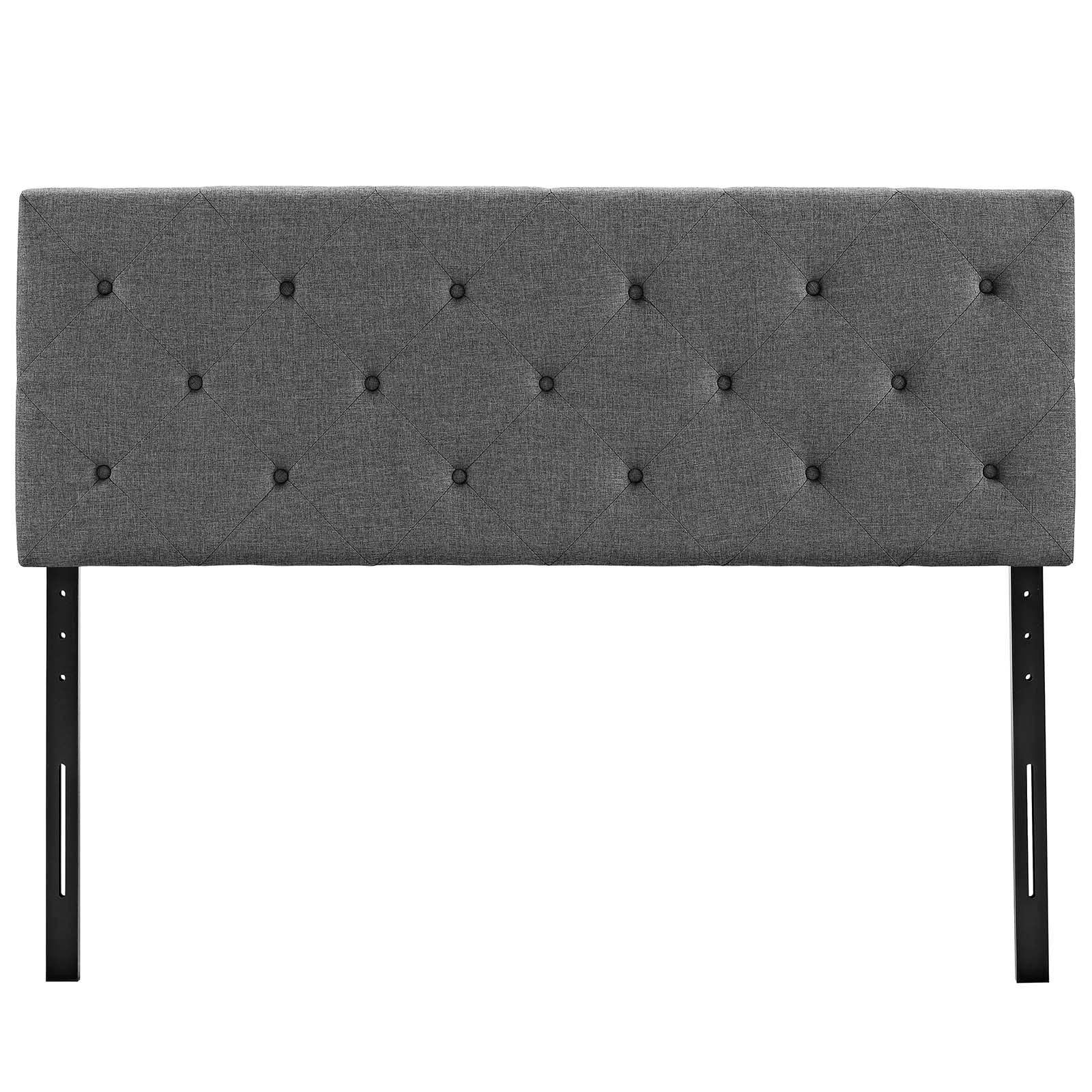 Modway Headboards - Terisa King Upholstered Fabric Headboard Gray