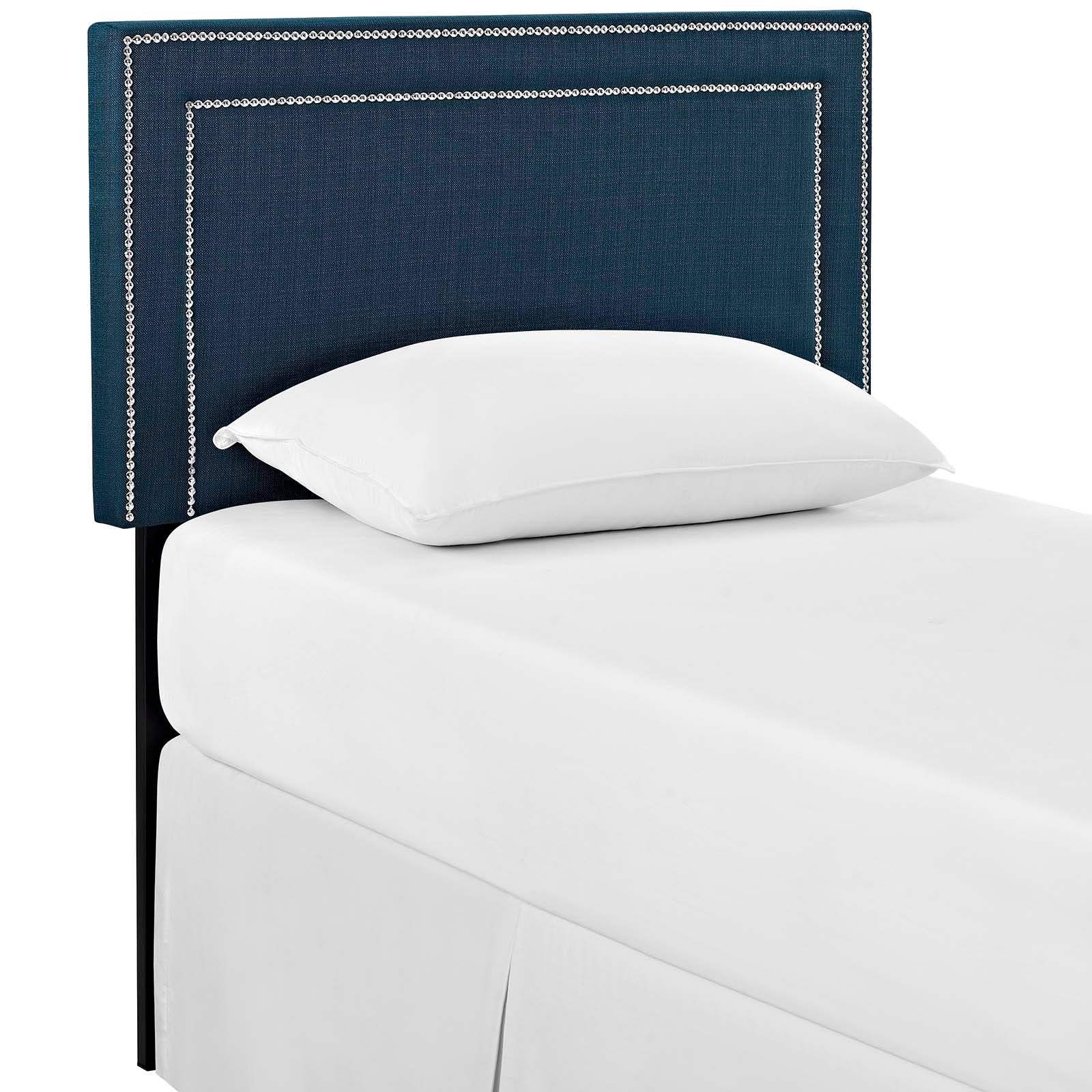 Modway Headboards - Jessamine-Twin-Upholstered-Fabric-Headboard-Azure
