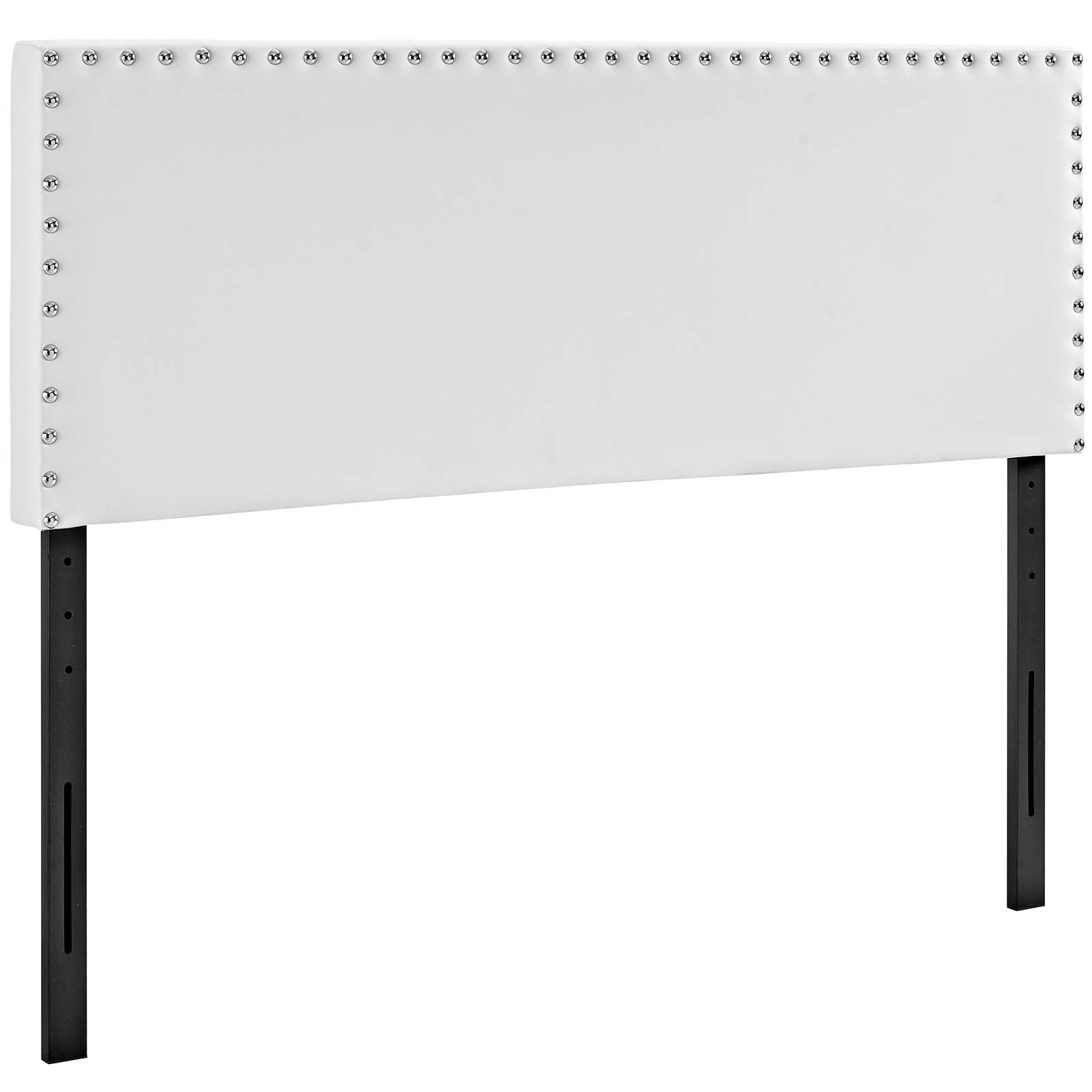 Modway Headboards - Phoebe Full Upholstered Vinyl Headboard White