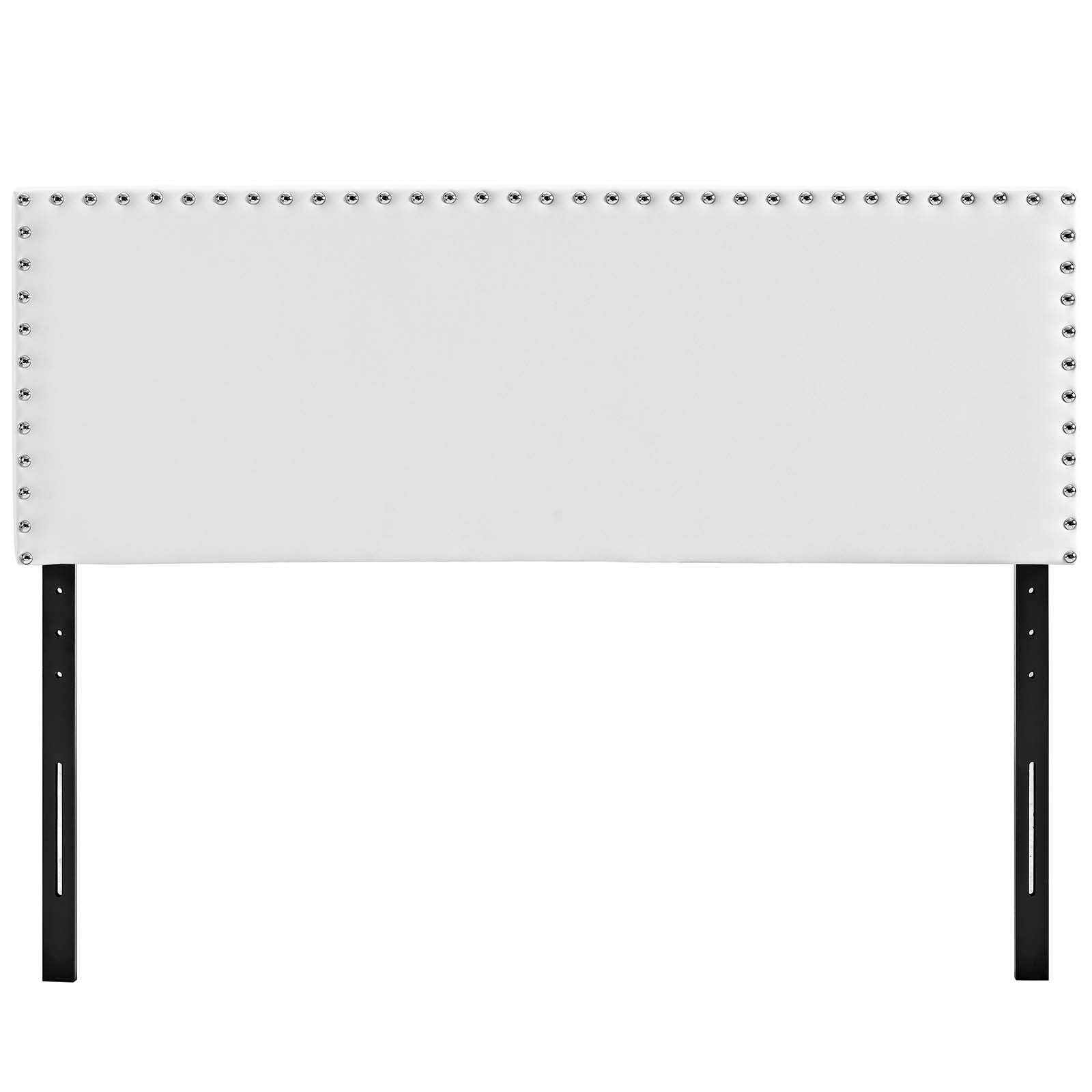 Modway Headboards - Phoebe Full Upholstered Vinyl Headboard White