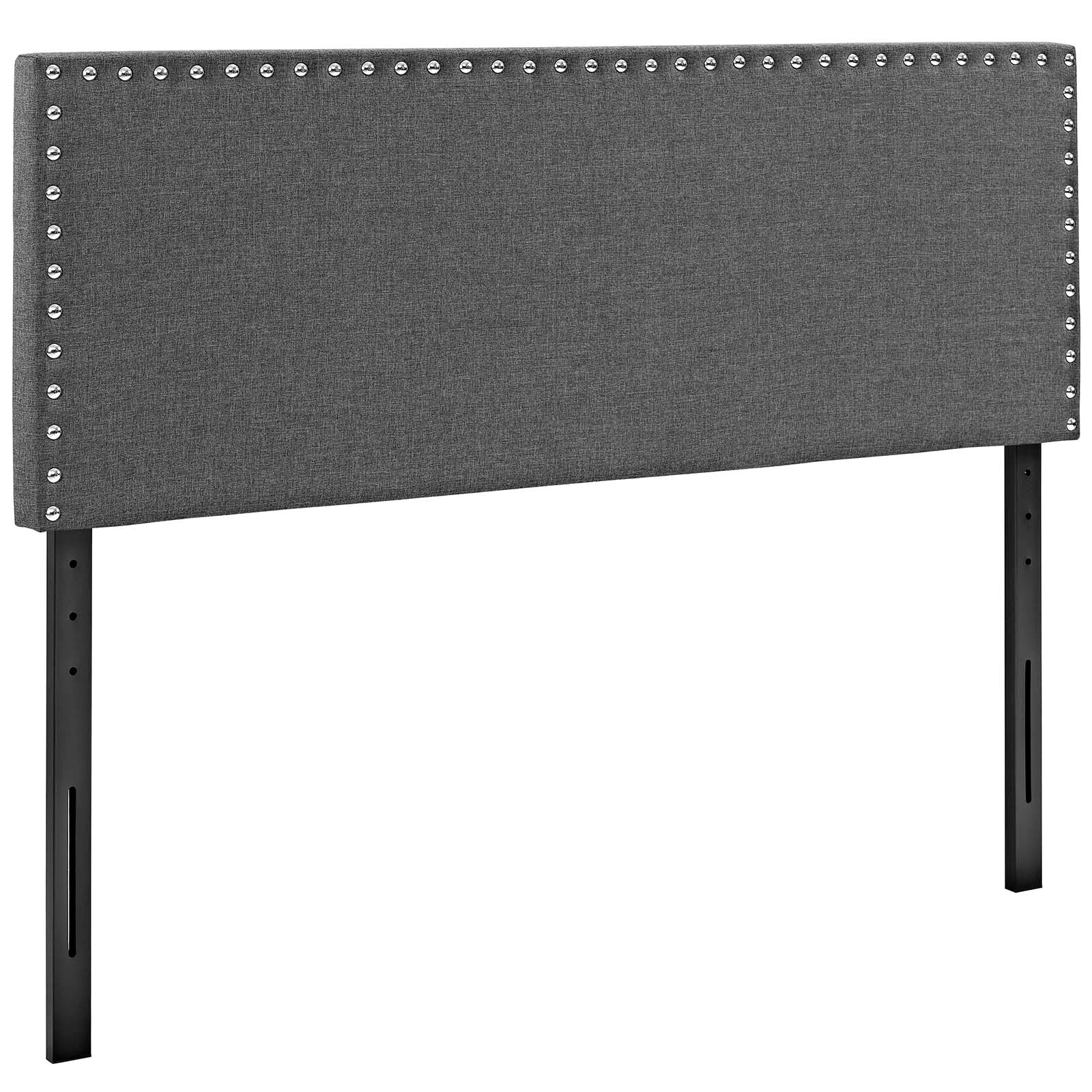 Modway Headboards - Phoebe Full Upholstered Fabric Headboard Gray