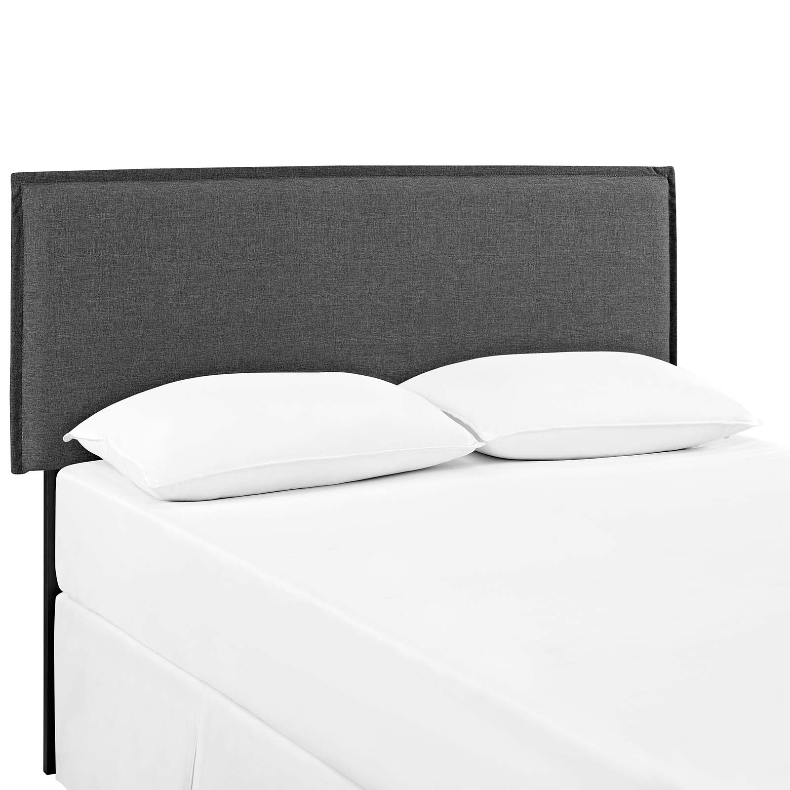 Modway Headboards - Camille-Queen-Upholstered-Fabric-Headboard-Gray