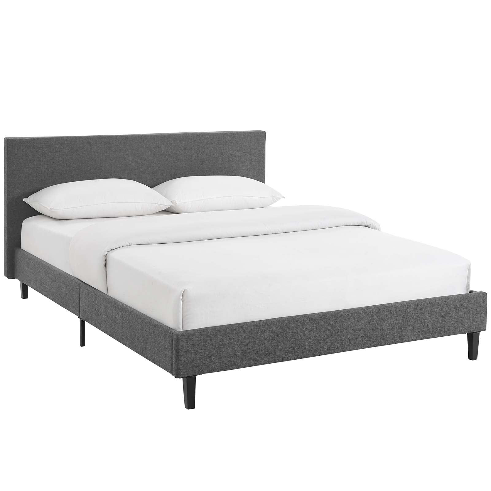 Modway Beds - Anya Queen Bed Gray
